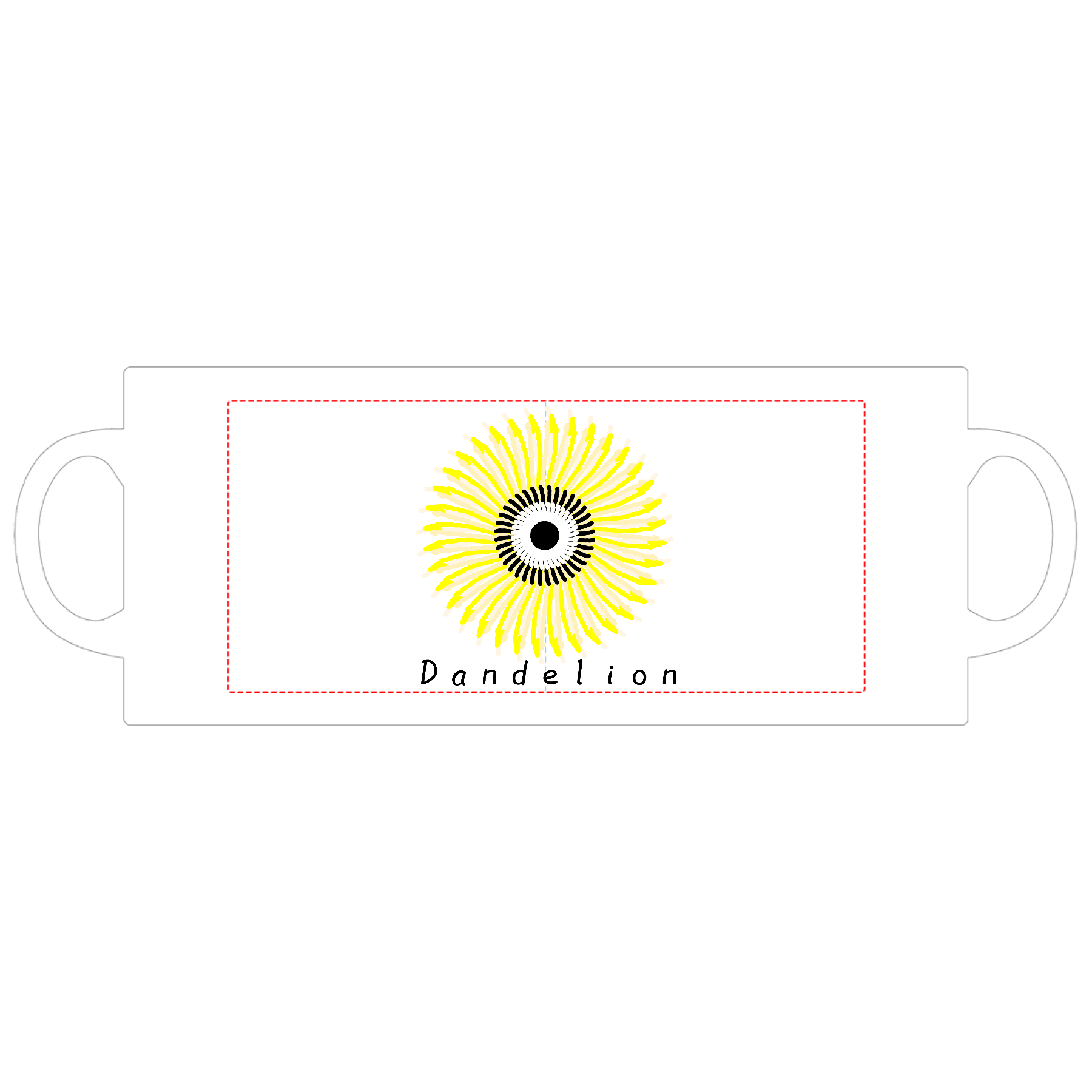 タンポポ マグカップ  ホワイト