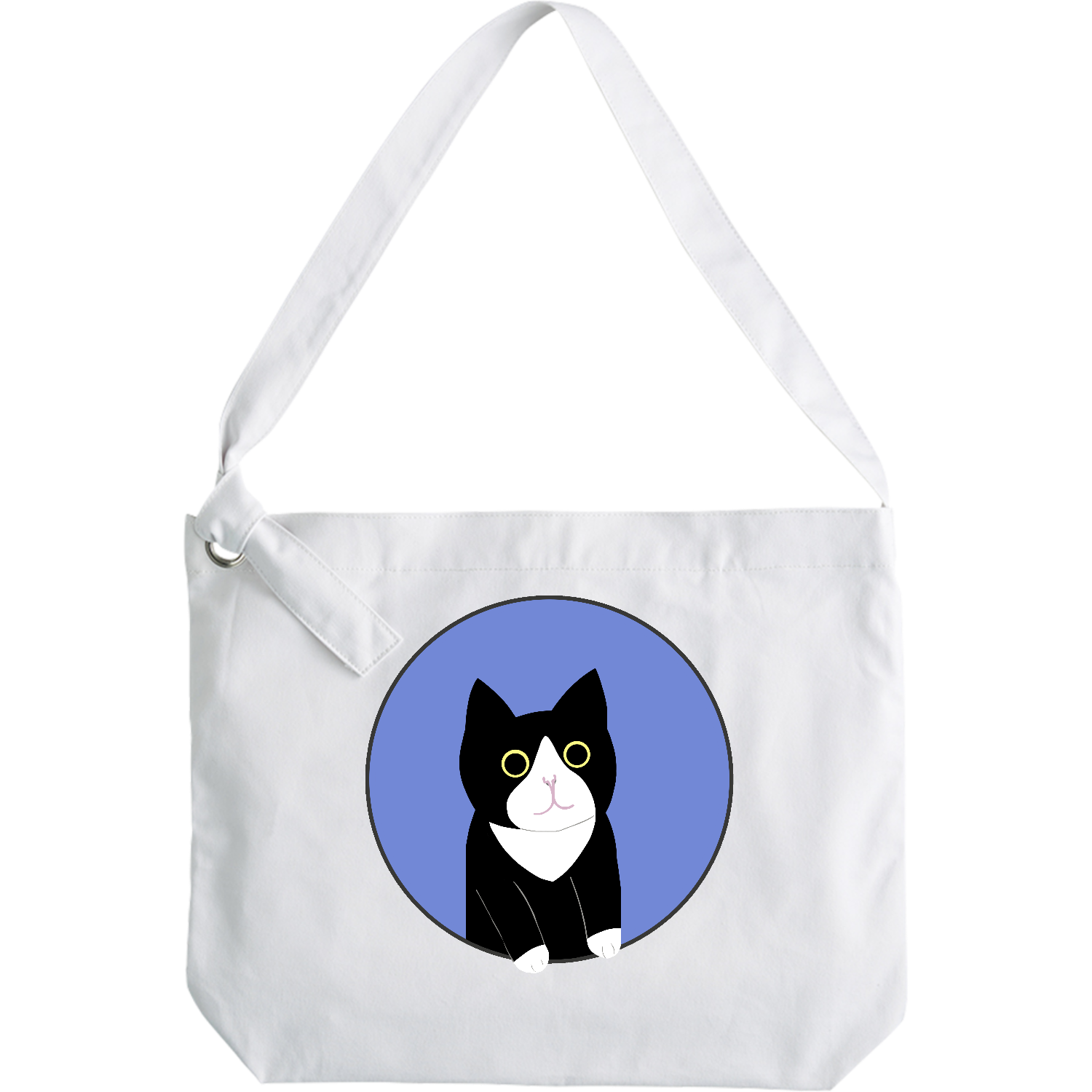 まるの中からハチワレさん クラフトリングショルダーバッグ