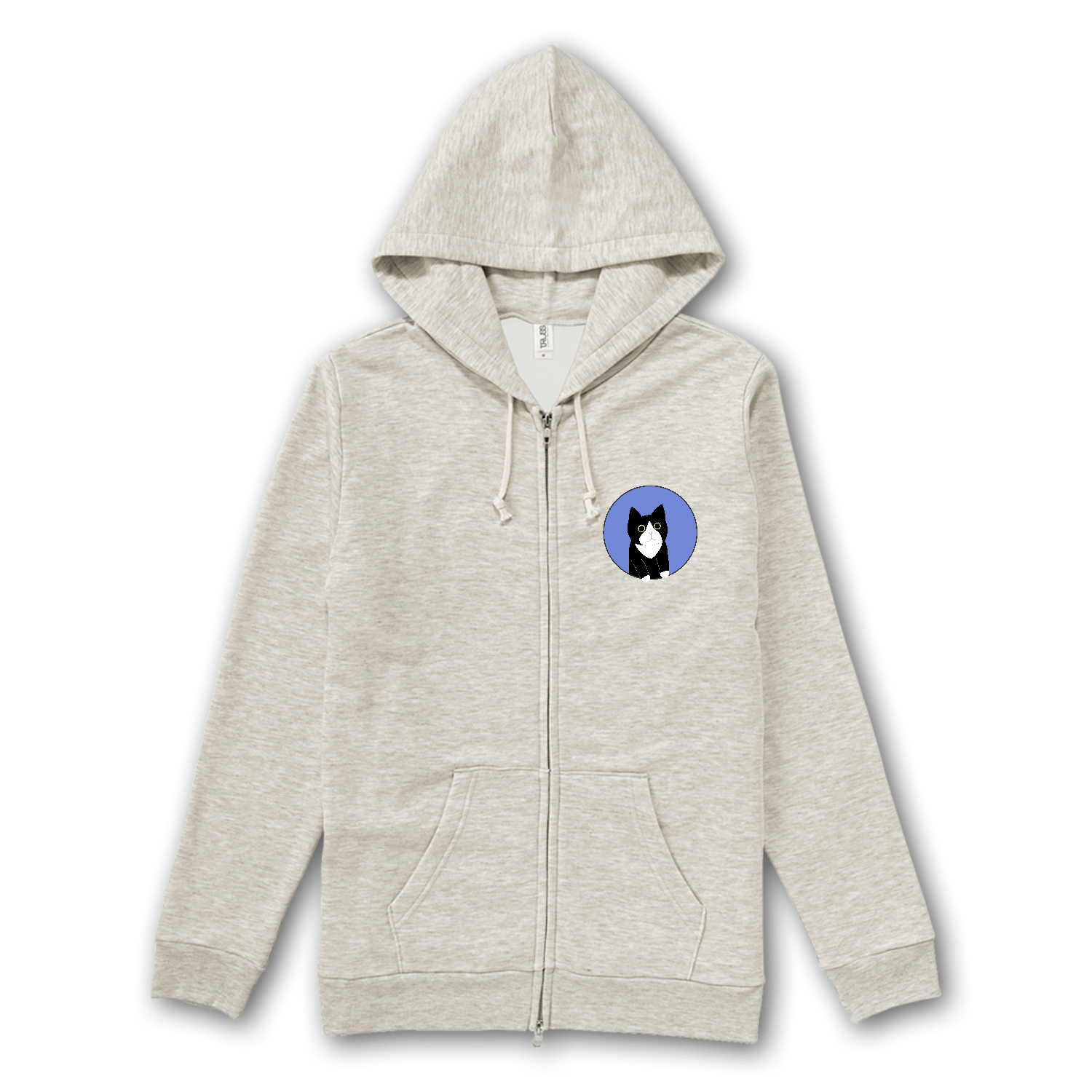 まるの中からハチワレさん トライブレンドジップパーカー