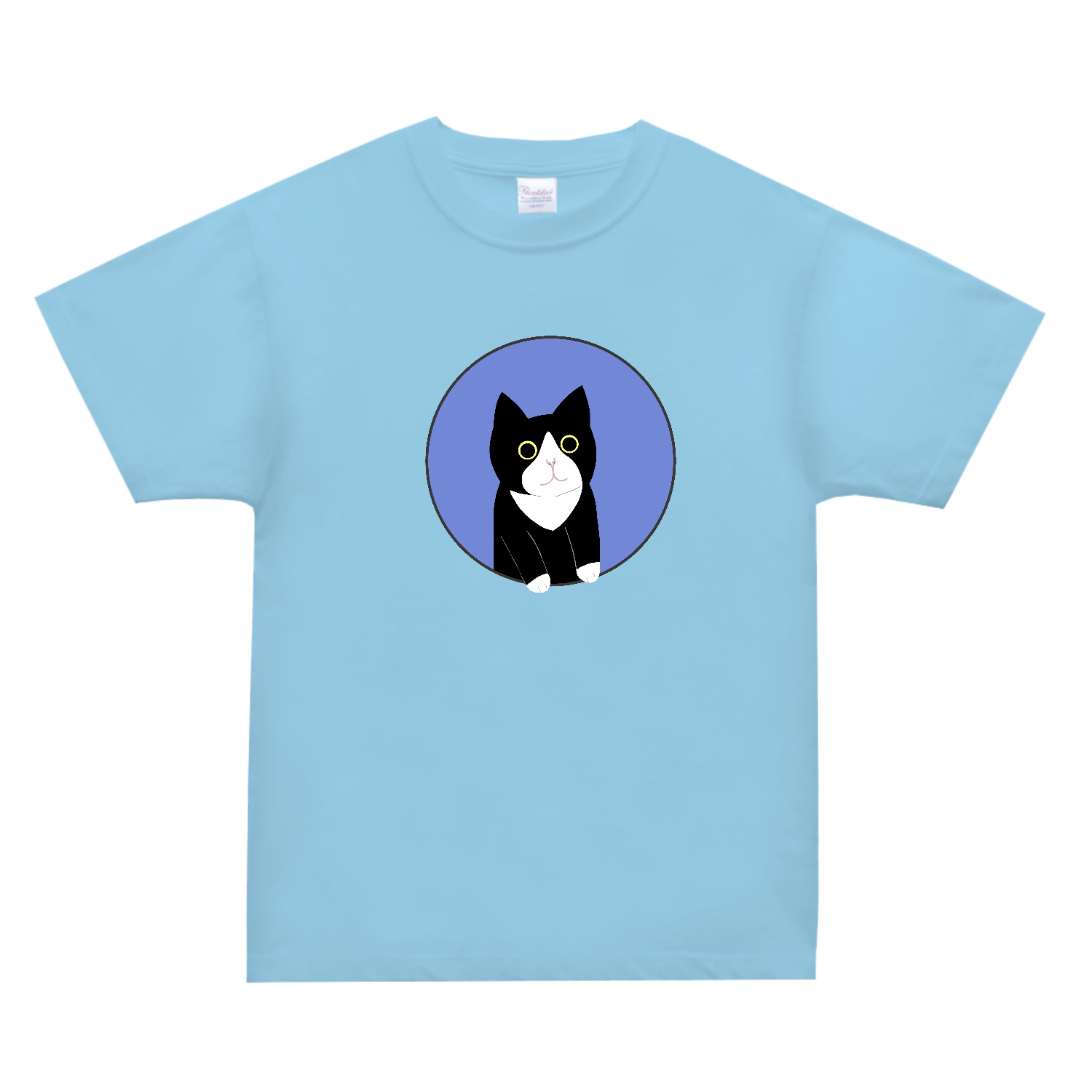 まるの中からハチワレさん スーパーヘビーＴシャツ