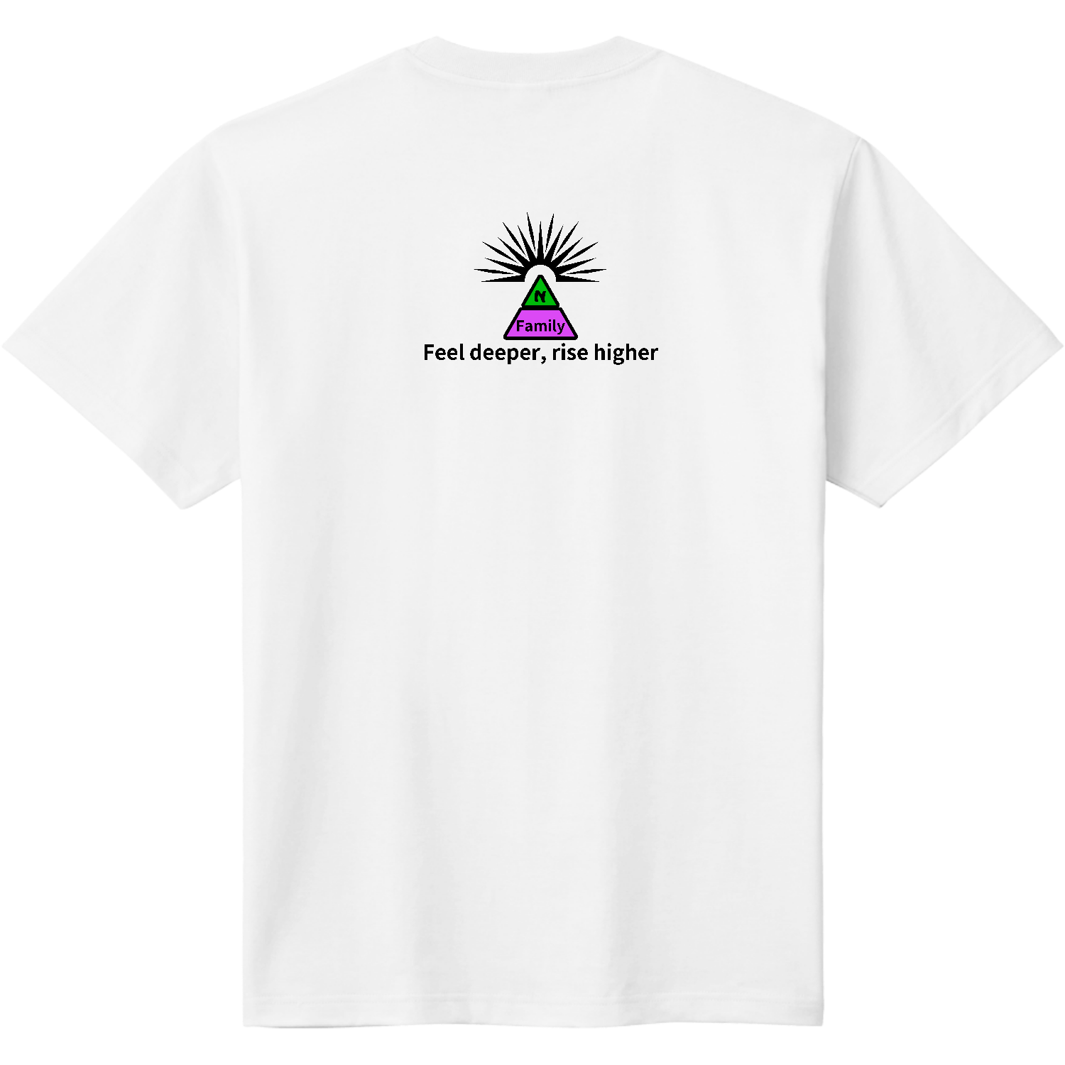 Feeling tells you everything..  N.Fam Tshirts定番Ｔシャツ2