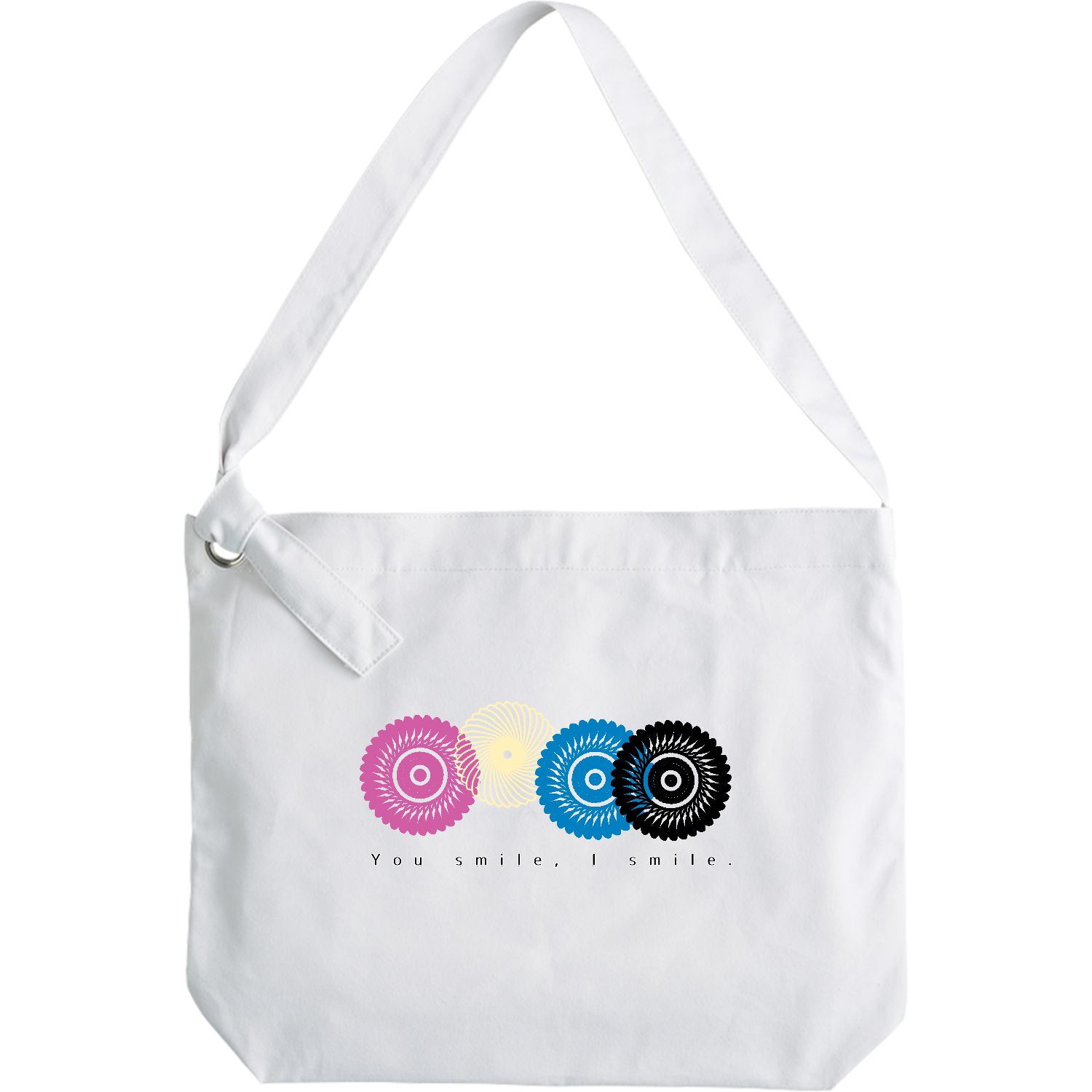 フラワースタンプ クラフトリングショルダーバッグ