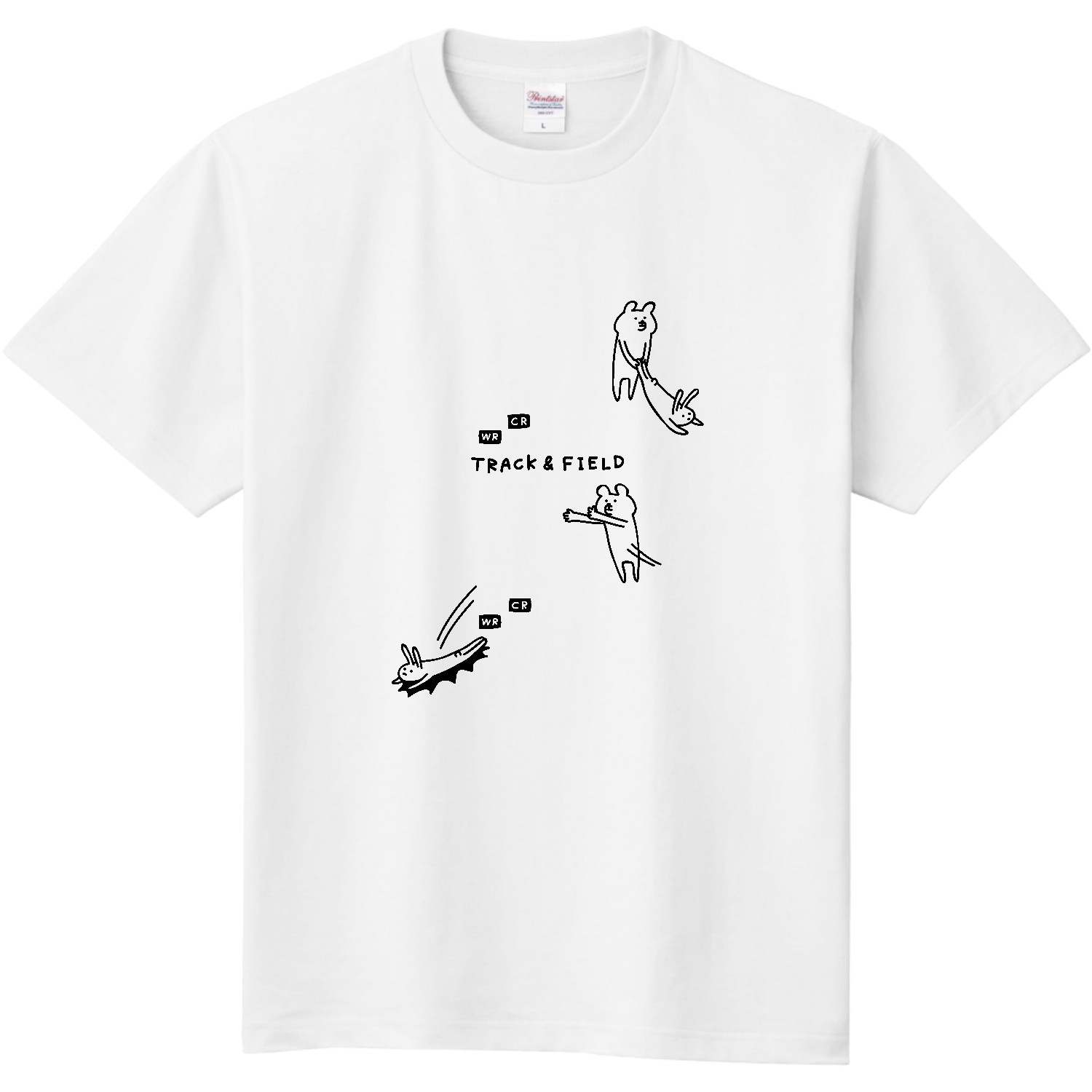 陸上競技　ウサギ投げ 定番Ｔシャツ