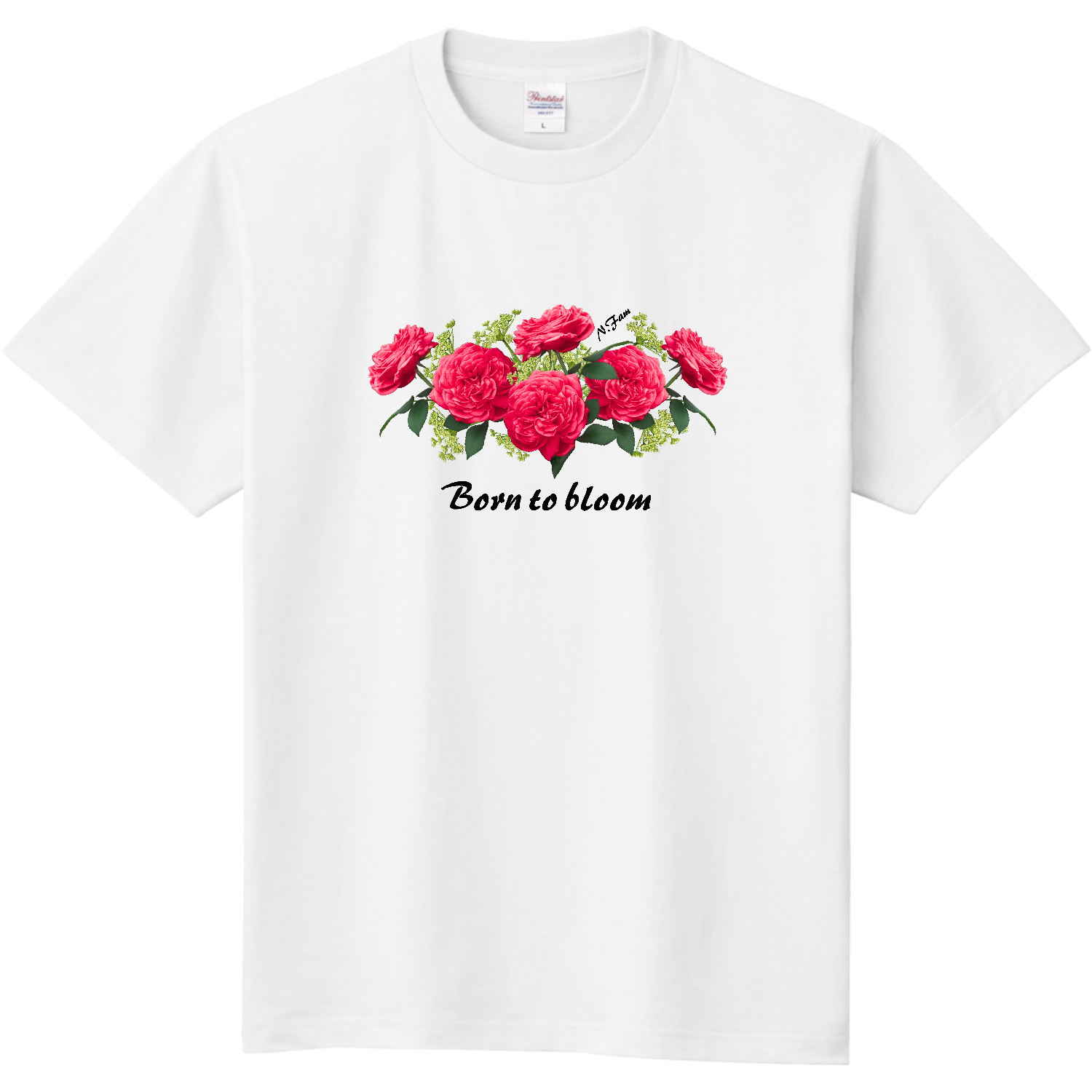 Born To Bloom..  N.Fam Tshirts 定番Ｔシャツ