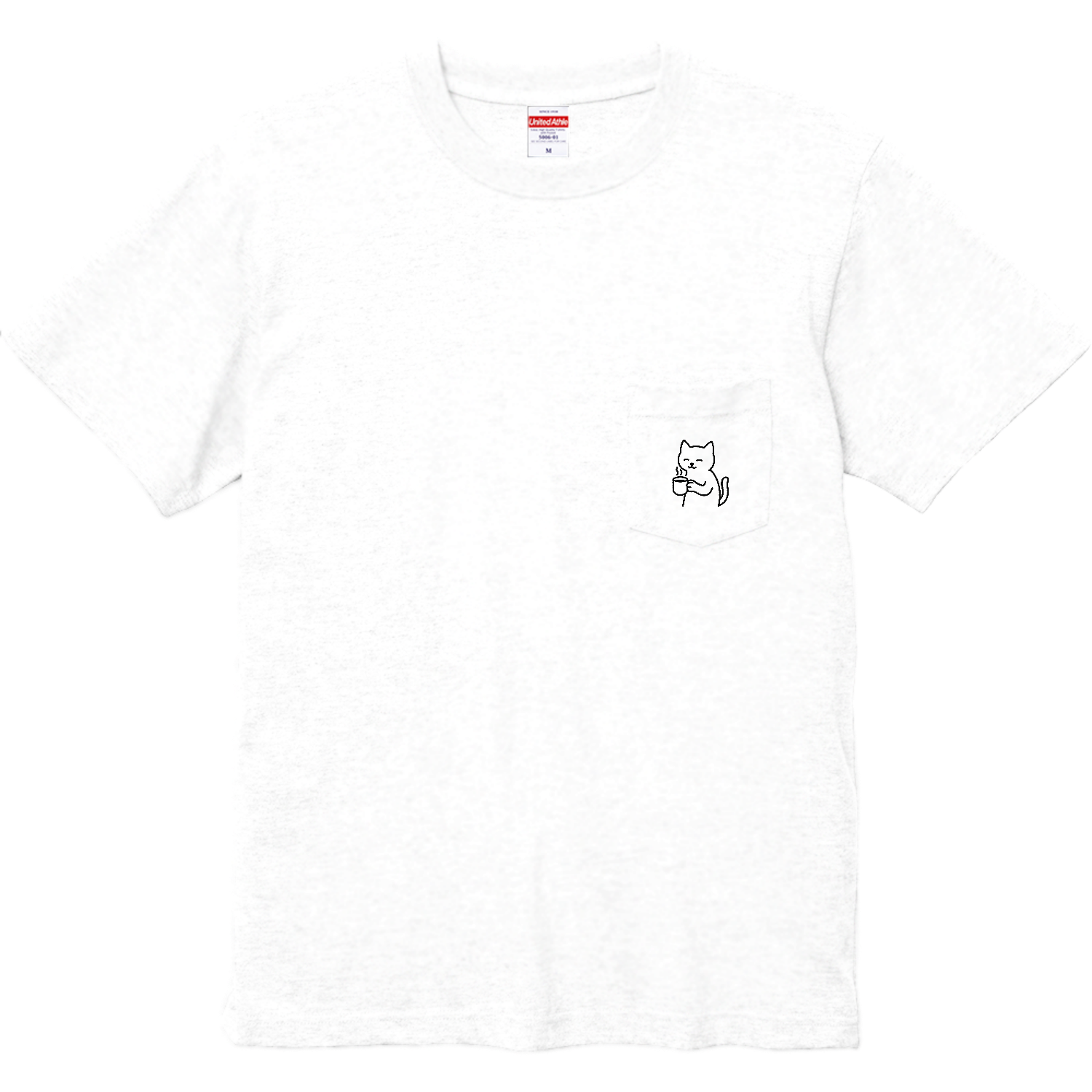 ティータイム☕️ ハイクオリティーポケットTシャツ