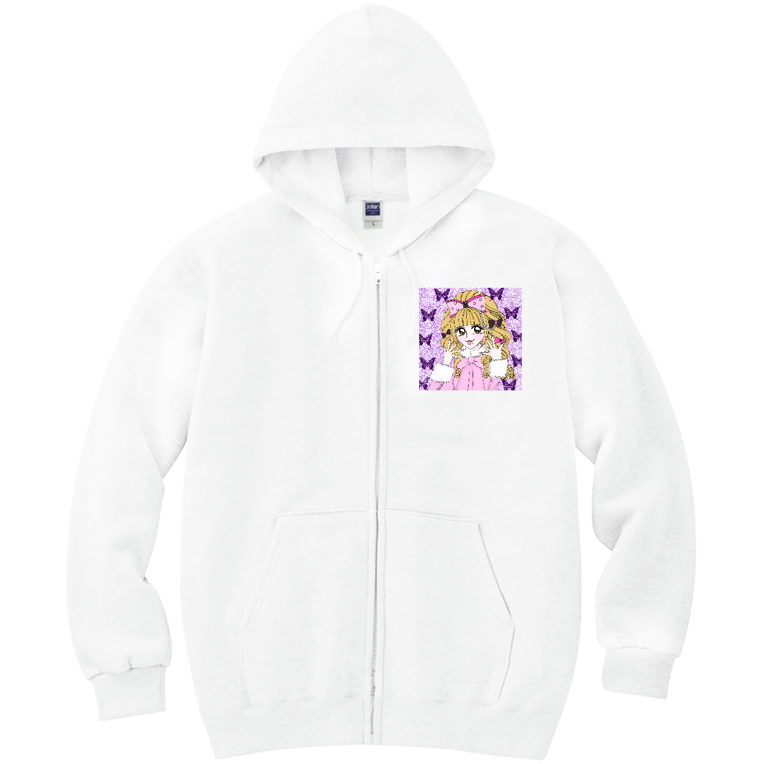 ひめぎゃる♡ 軽量ジップアップパーカー