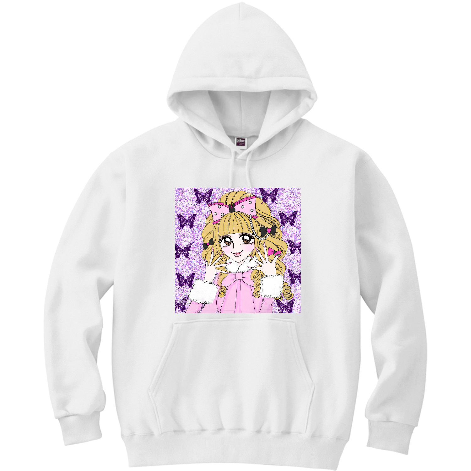 ひめぎゃる♡ 軽量プルパーカー (長袖プリント)