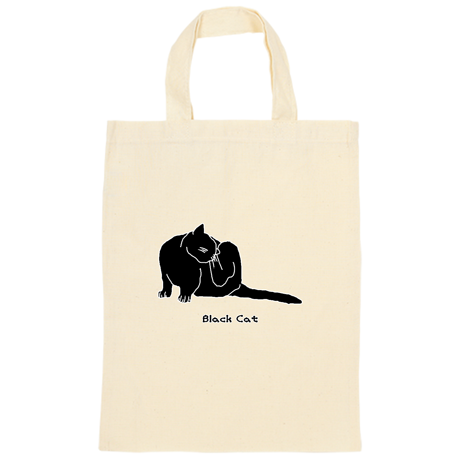Black Cat オーガニックコットンＡ４フラットバッグ