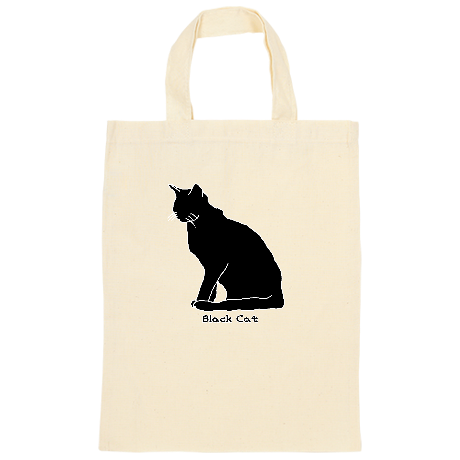 Black Cat オーガニックコットンＡ４フラットバッグ