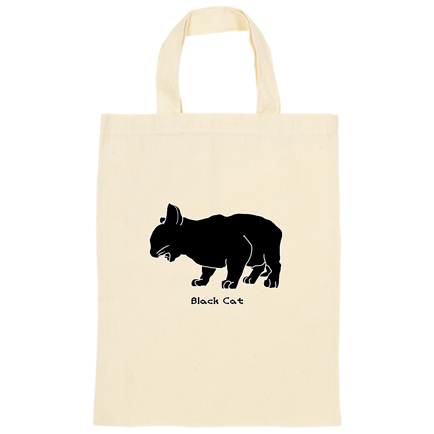 Black Cat オーガニックコットンＡ４フラットバッグ