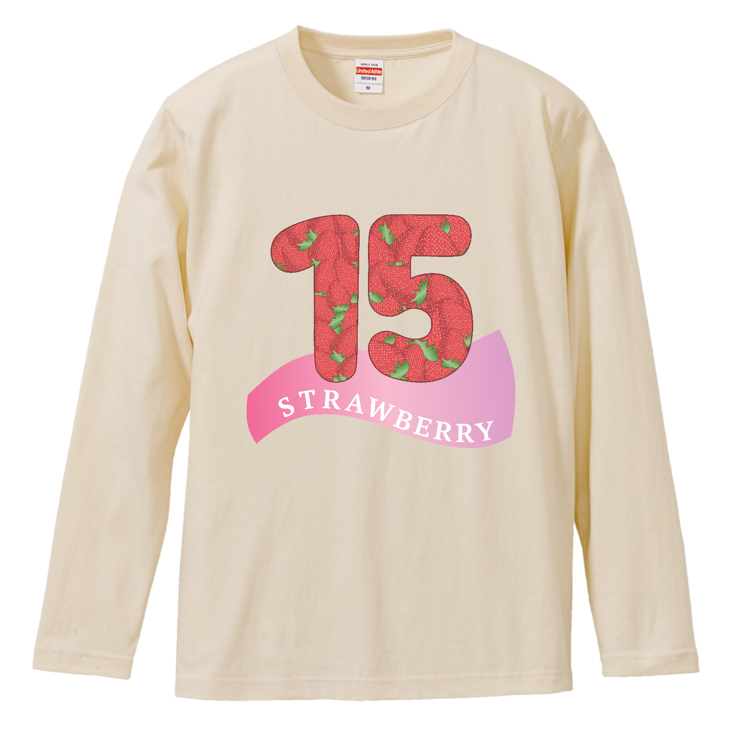 【15 StrawBerry】Tシャツ ロングスリーブTシャツ