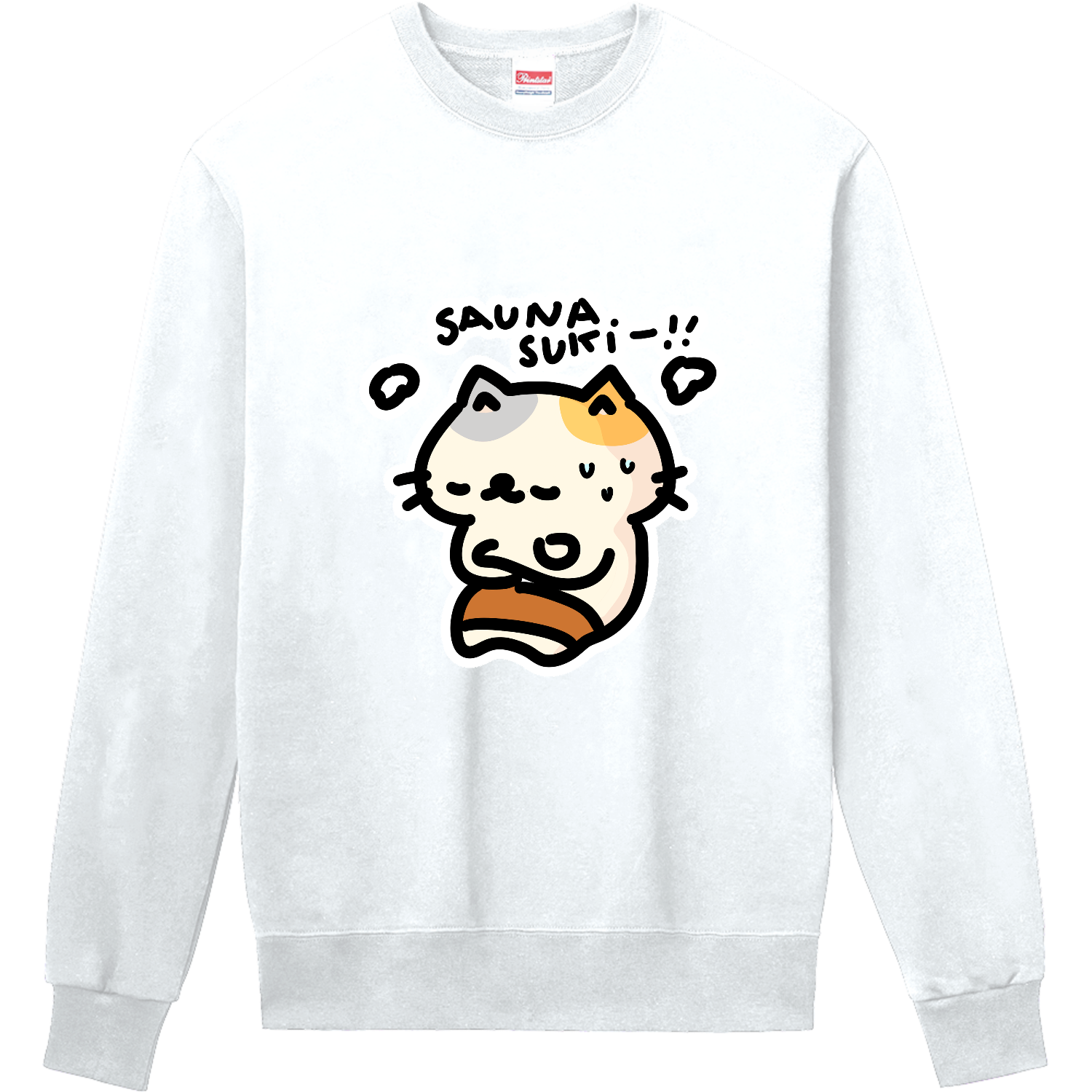 サウナっていいよね！あついから！そんなねこ 定番スウェット