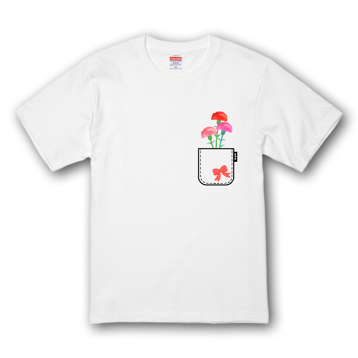 ポケットからカーネーション プレミアムTシャツ
