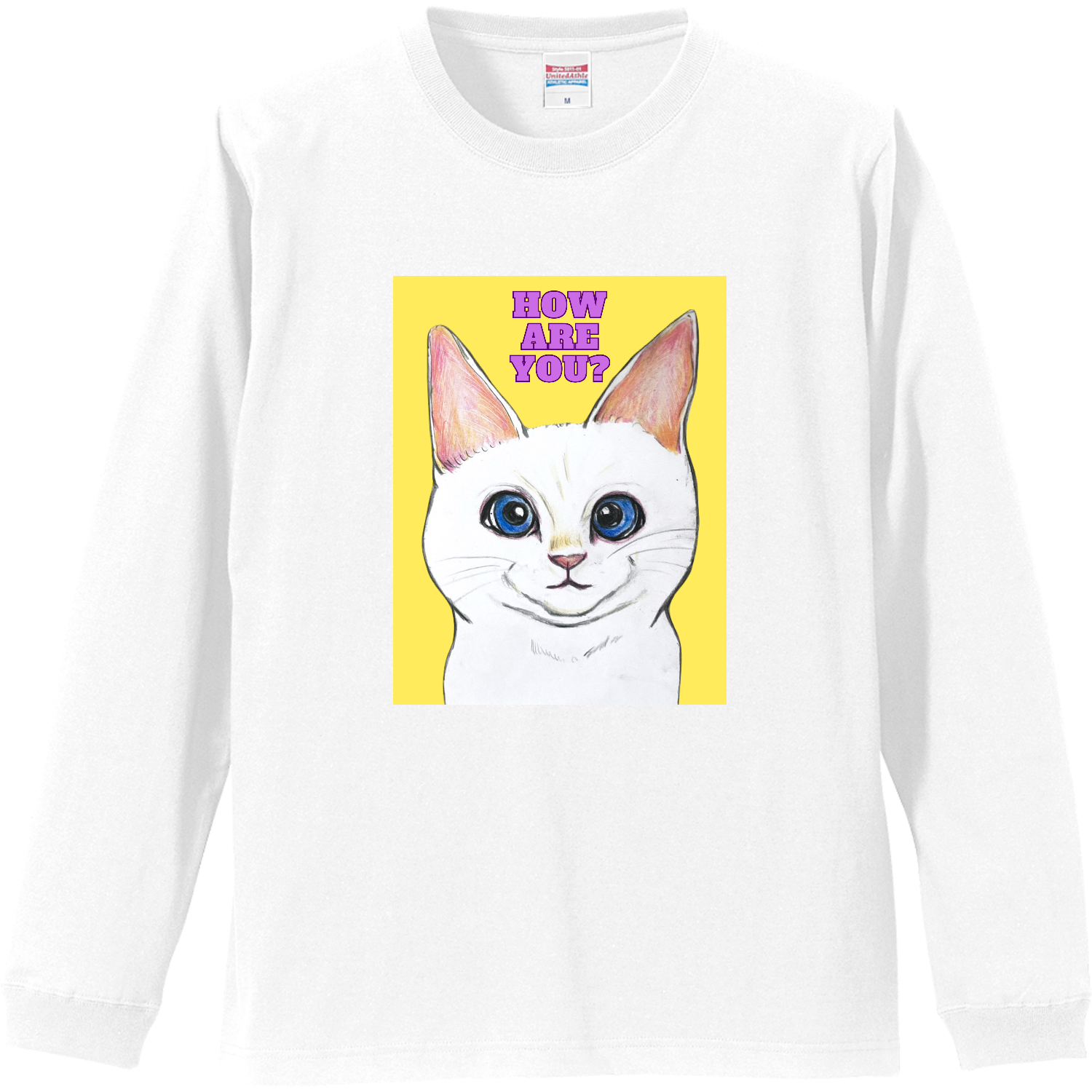 HOW ARE YOU? 長袖Tシャツ リブ付 ロングスリーブＴシャツ