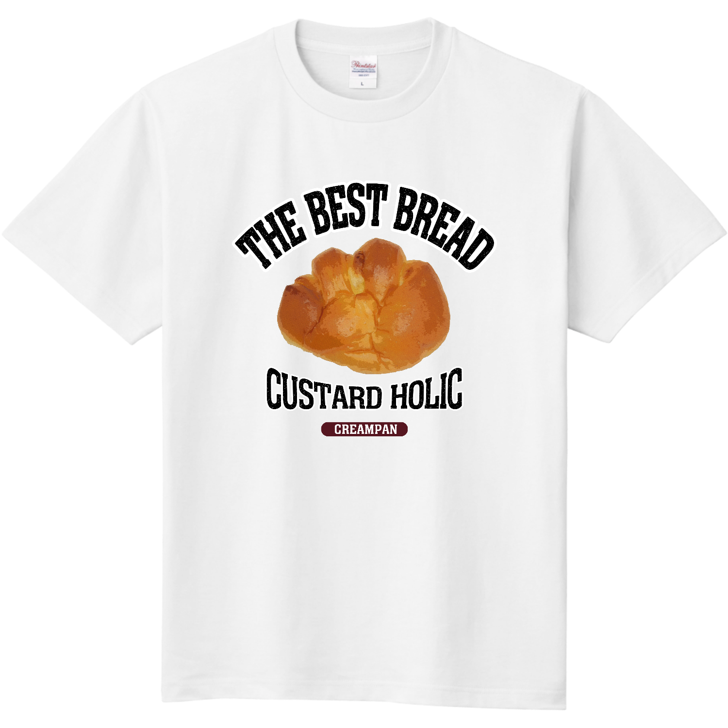 クリームパン（ビンテージ風） 定番Ｔシャツ