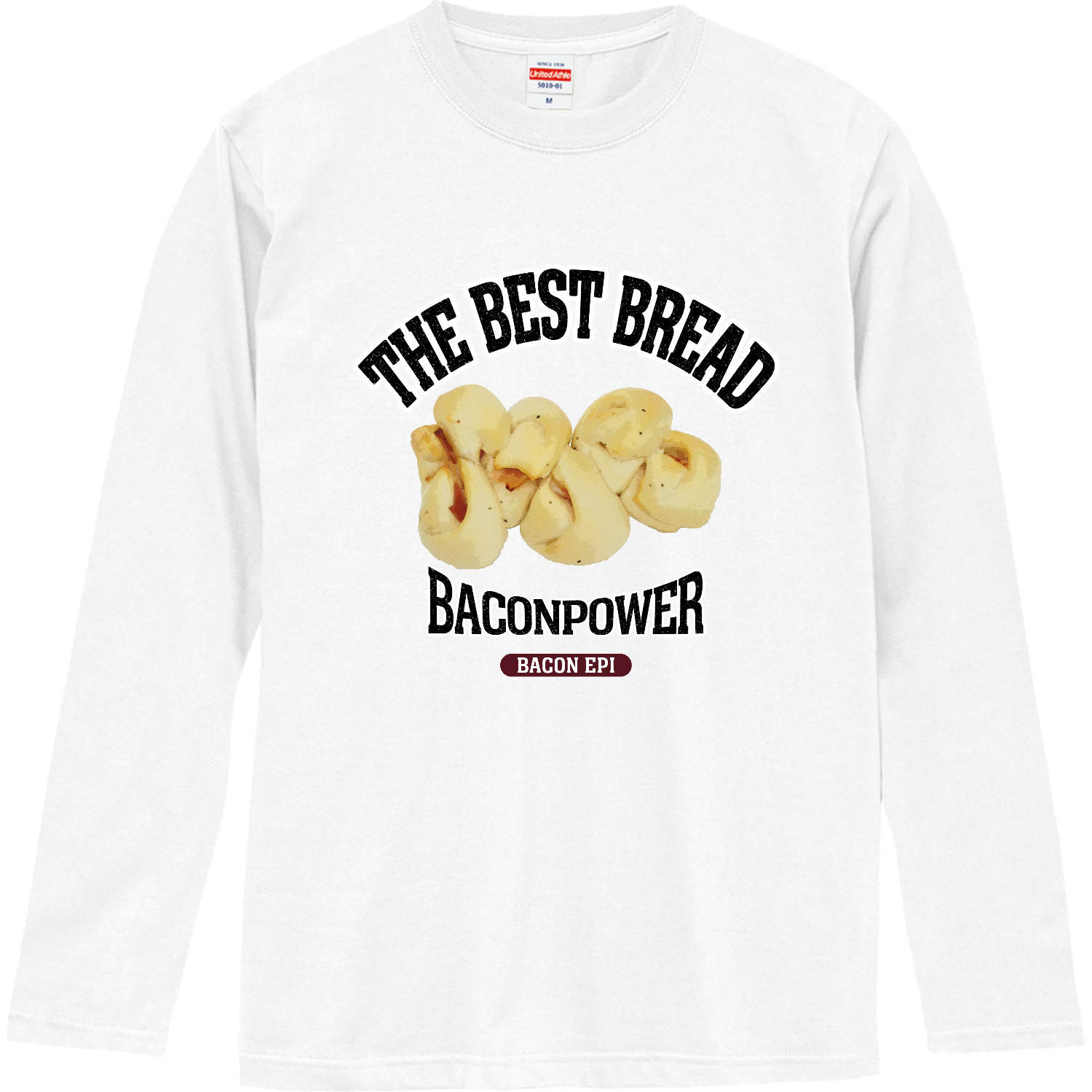 ベーコンエピ（ビンテージ風） ロングスリーブTシャツ