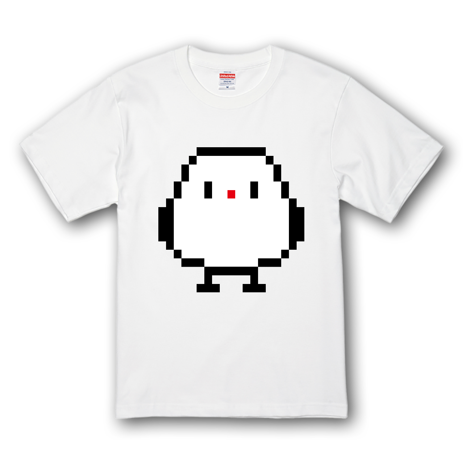 シマエナガ（ドット絵） プレミアムTシャツ