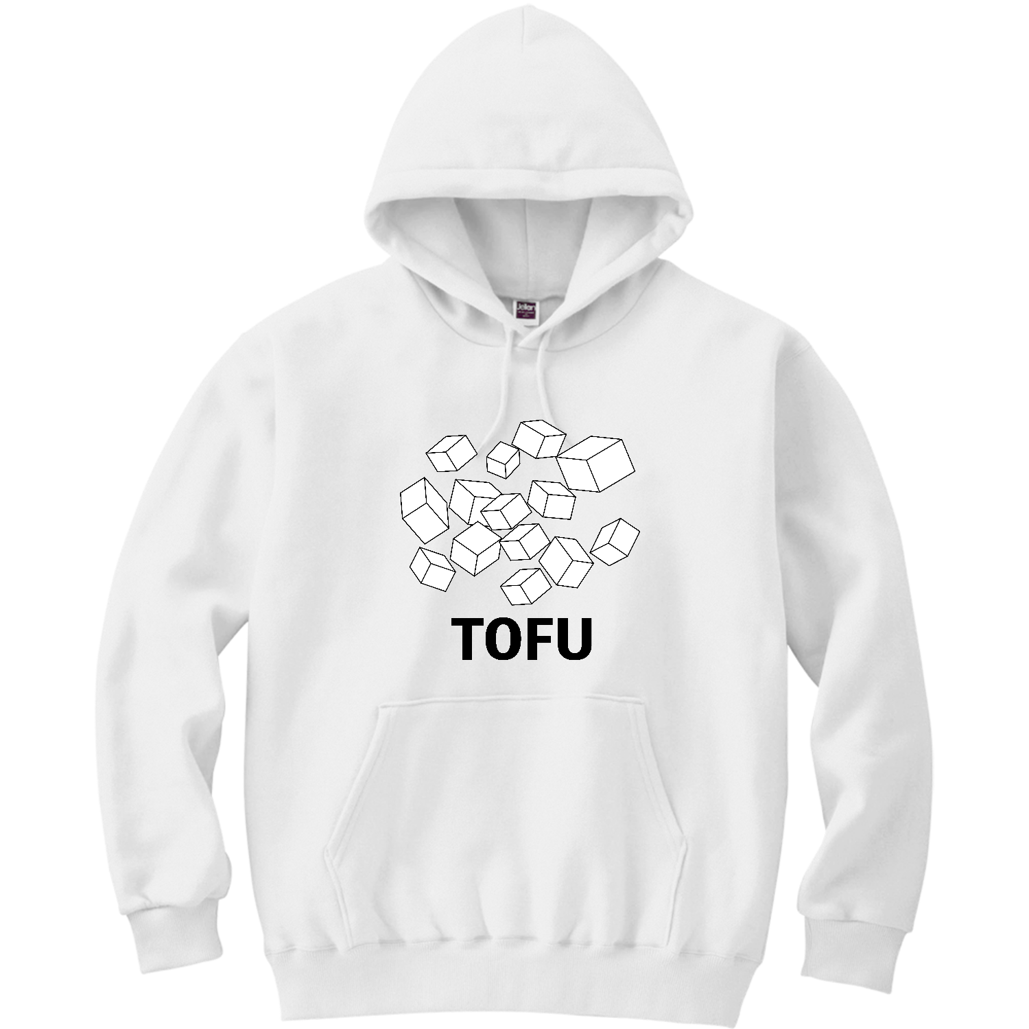 ザ・豆腐軽量プルパーカー (長袖プリント)の商品購入ページ