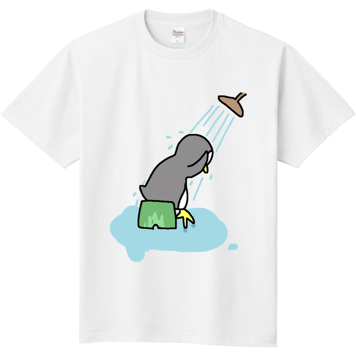 へたぺんシャワー中！ 定番Ｔシャツ