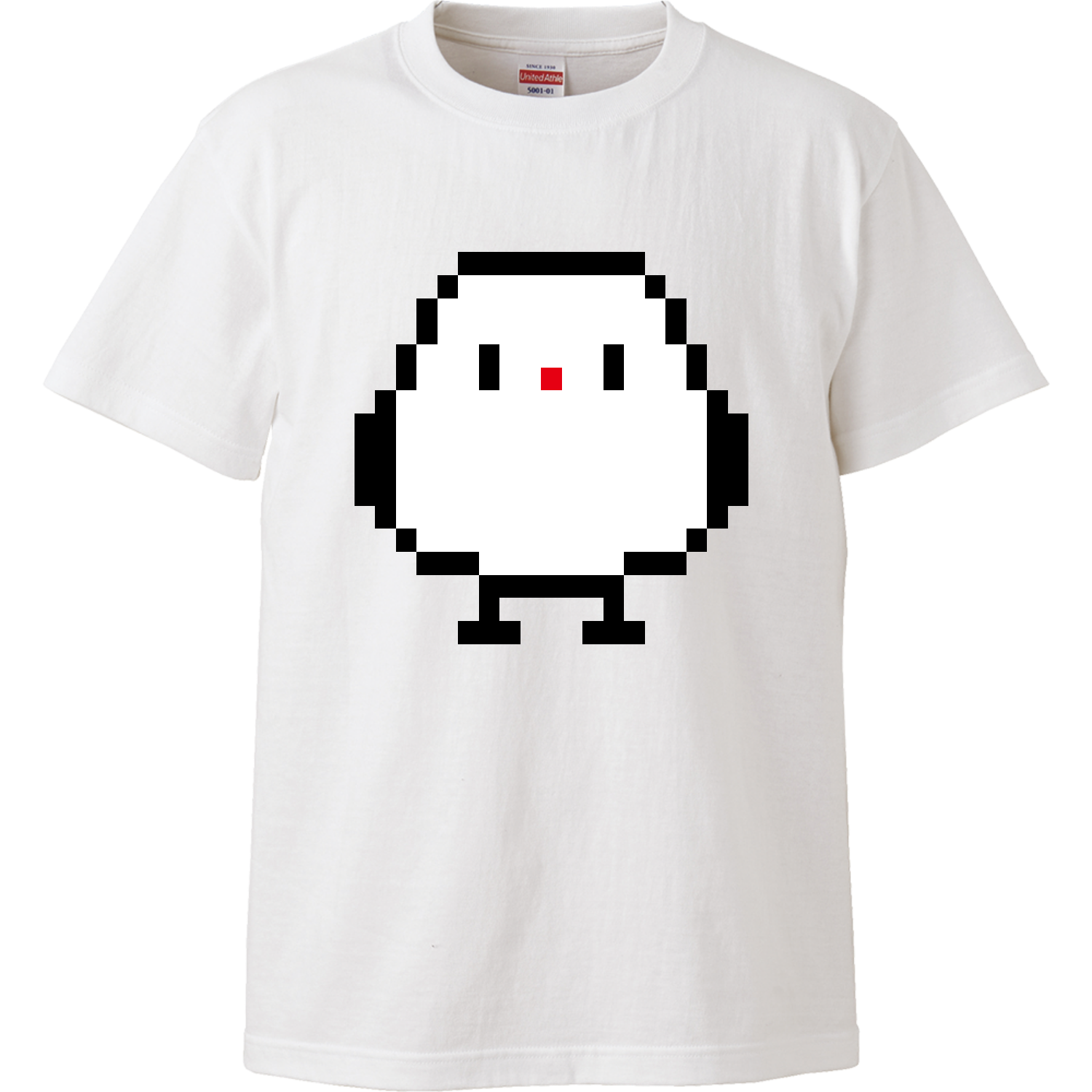 シマエナガ（ドット絵） ハイクオリティーTシャツ