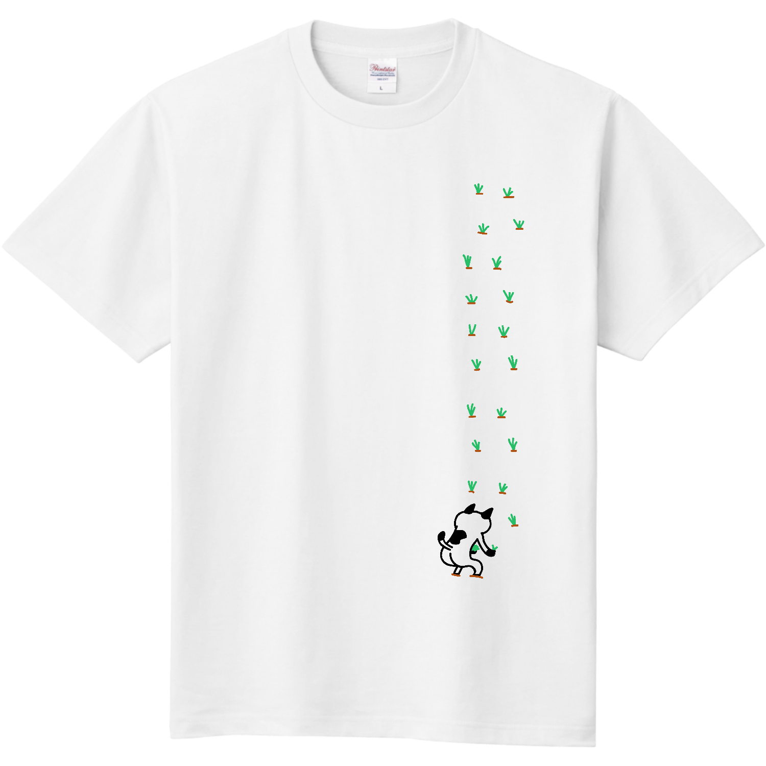手植えで田植え定番Tシャツの商品購入ページ｜クリエイターの