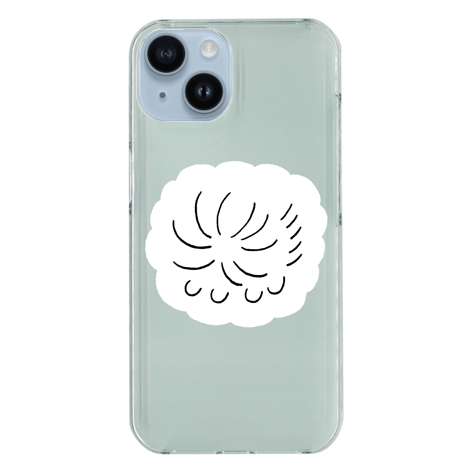 【さく】ポメたいふーん iPhone14 (透明)