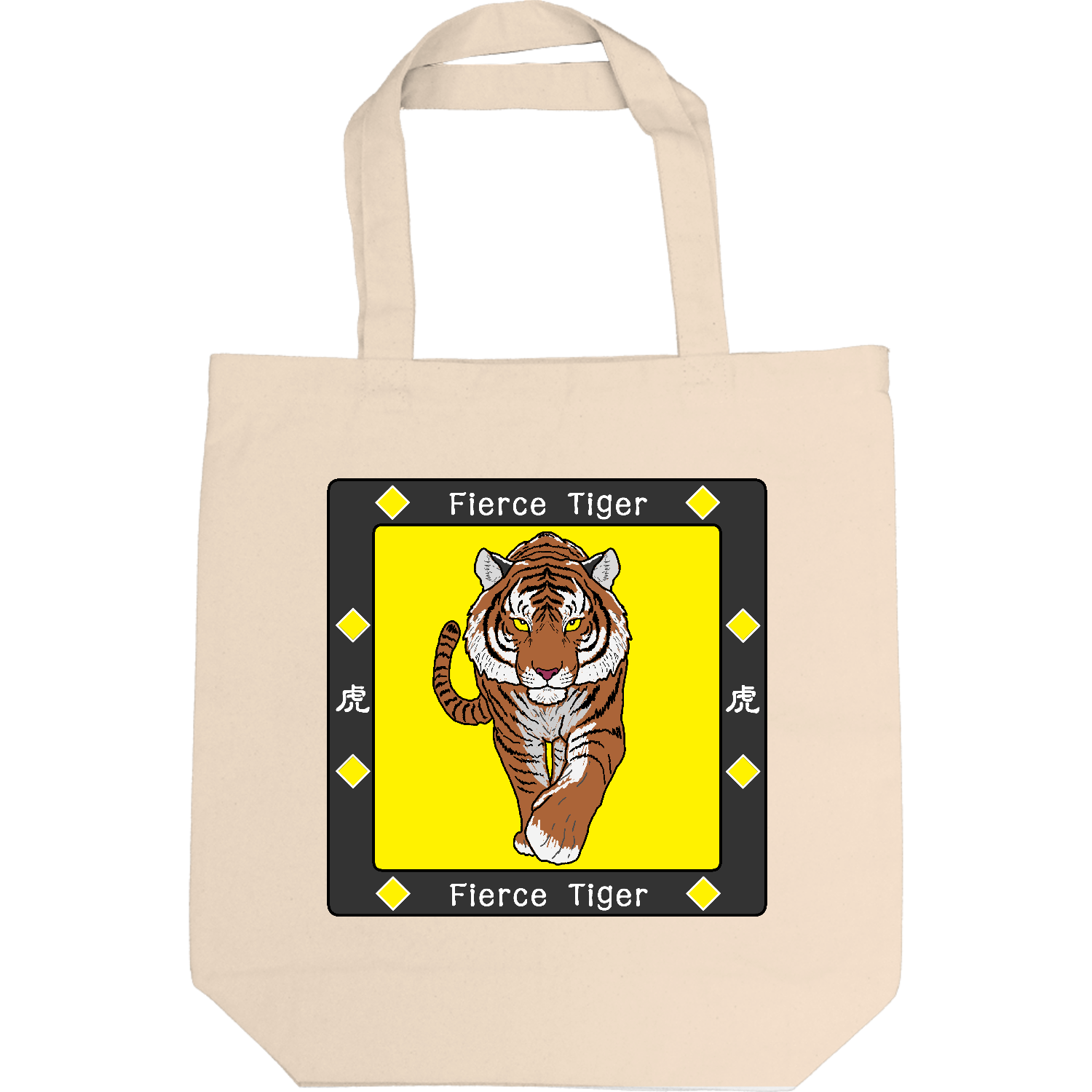 Fierce Tiger キャンバストート M