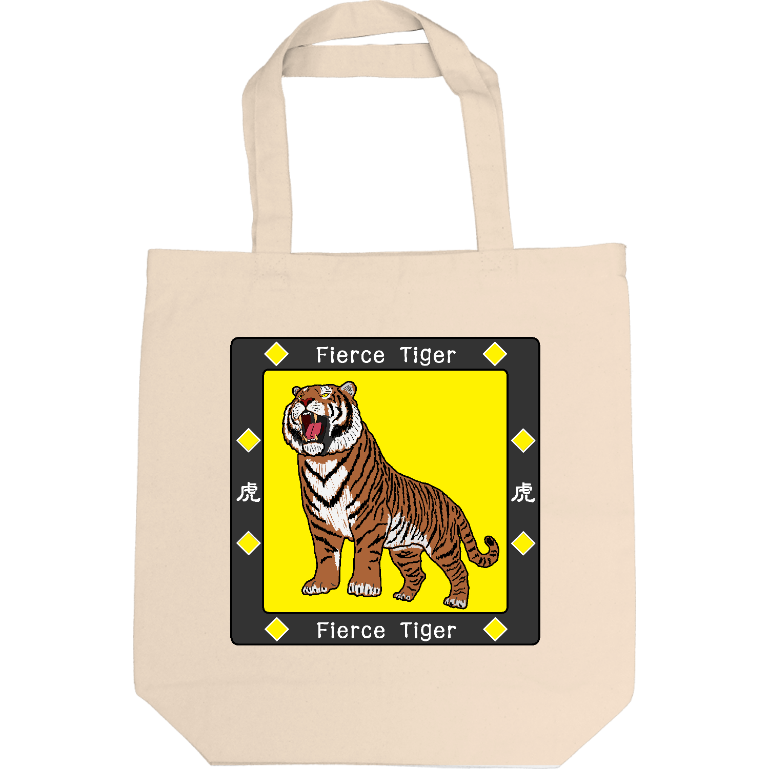 Fierce Tiger キャンバストート M