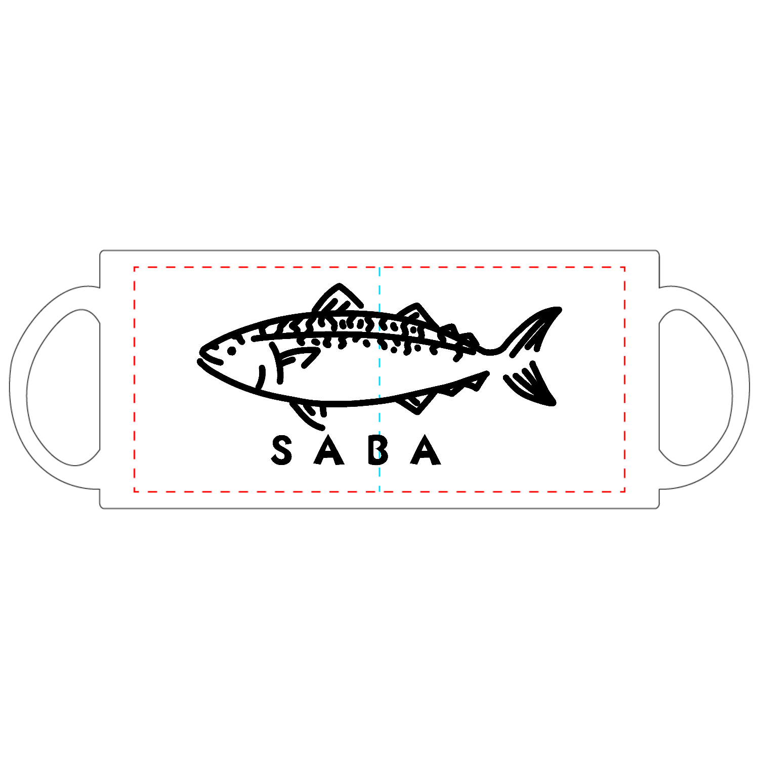 ただのさば 定番マグカップ