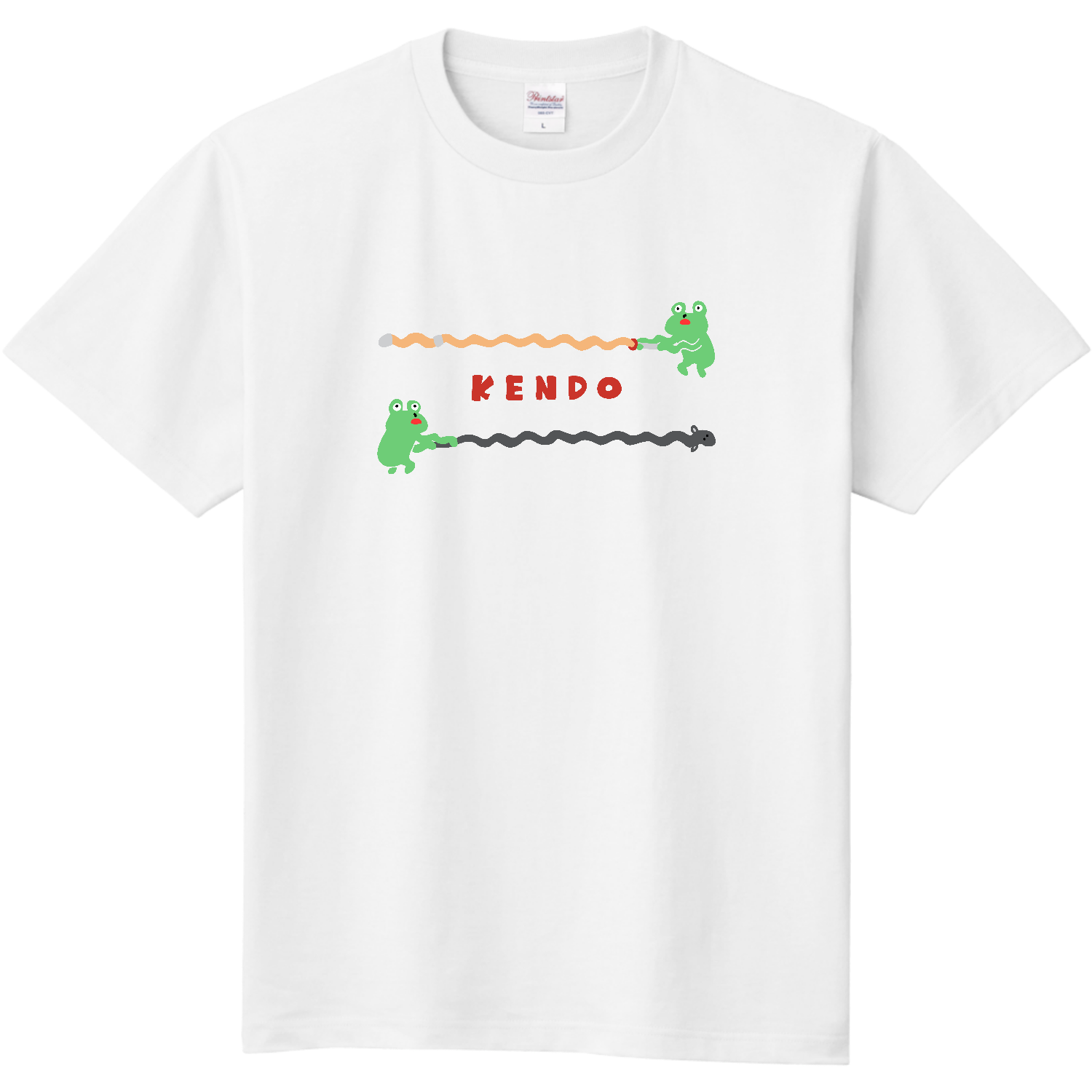 剣道　ニョロニョロ竹刀 定番Ｔシャツ