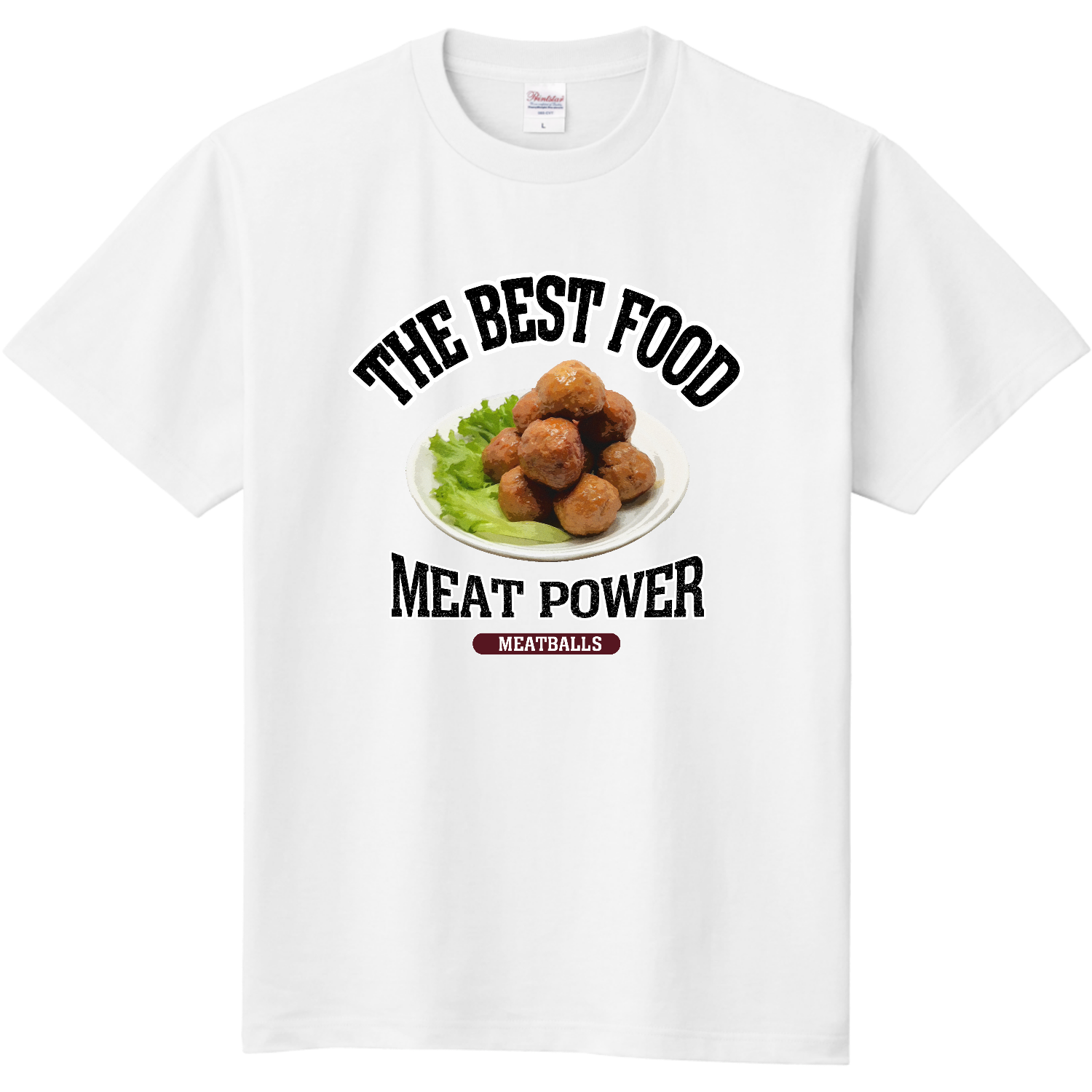 ミートボール（ビンテージ風） 定番Ｔシャツ