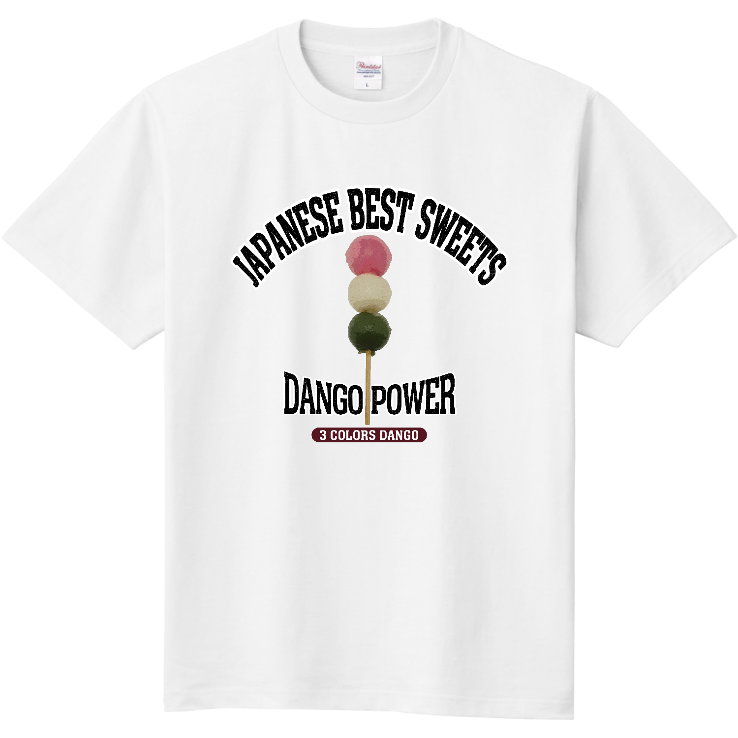 三色団子（ビンテージ風） 定番Ｔシャツ