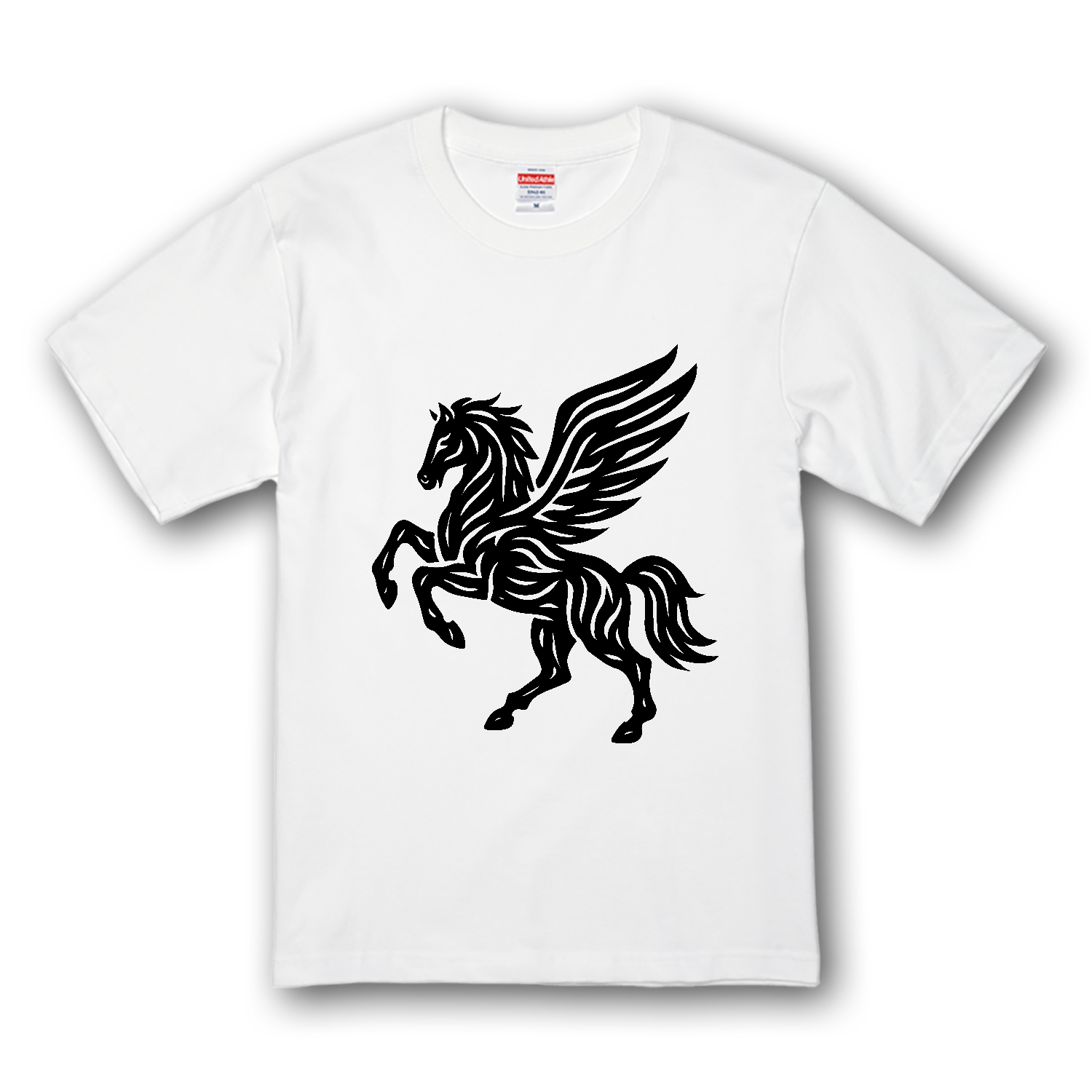 ペガサス【トライバル・デザイン】プレミアムTシャツの商品購入ページ
