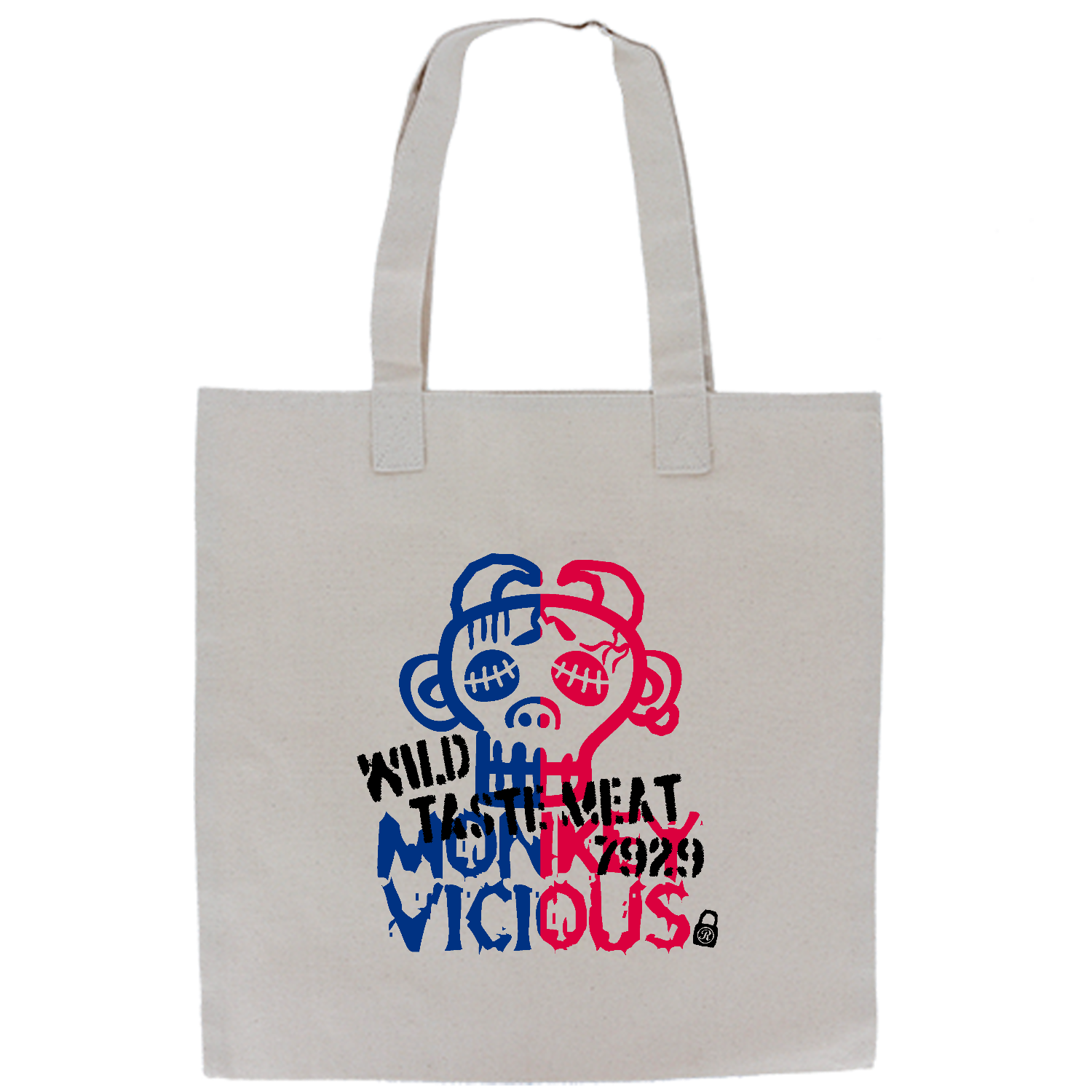 MONKEY VICIOUS キャンバスアウトハンドルフラットトート