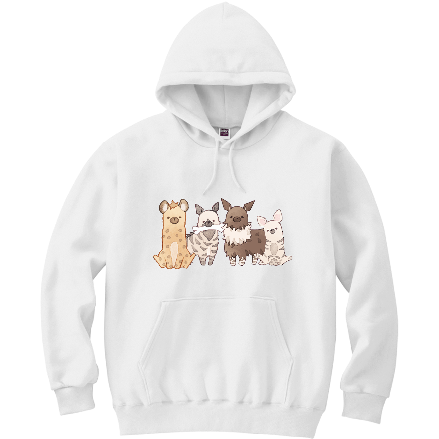 ハイエナーズ 軽量プルパーカー (長袖プリント)