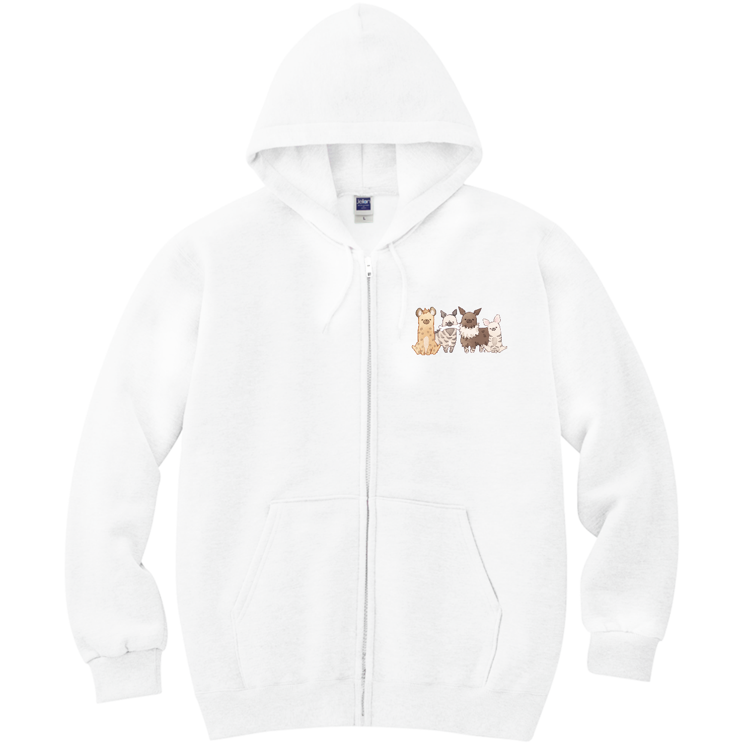 ハイエナーズ 軽量ジップアップパーカー