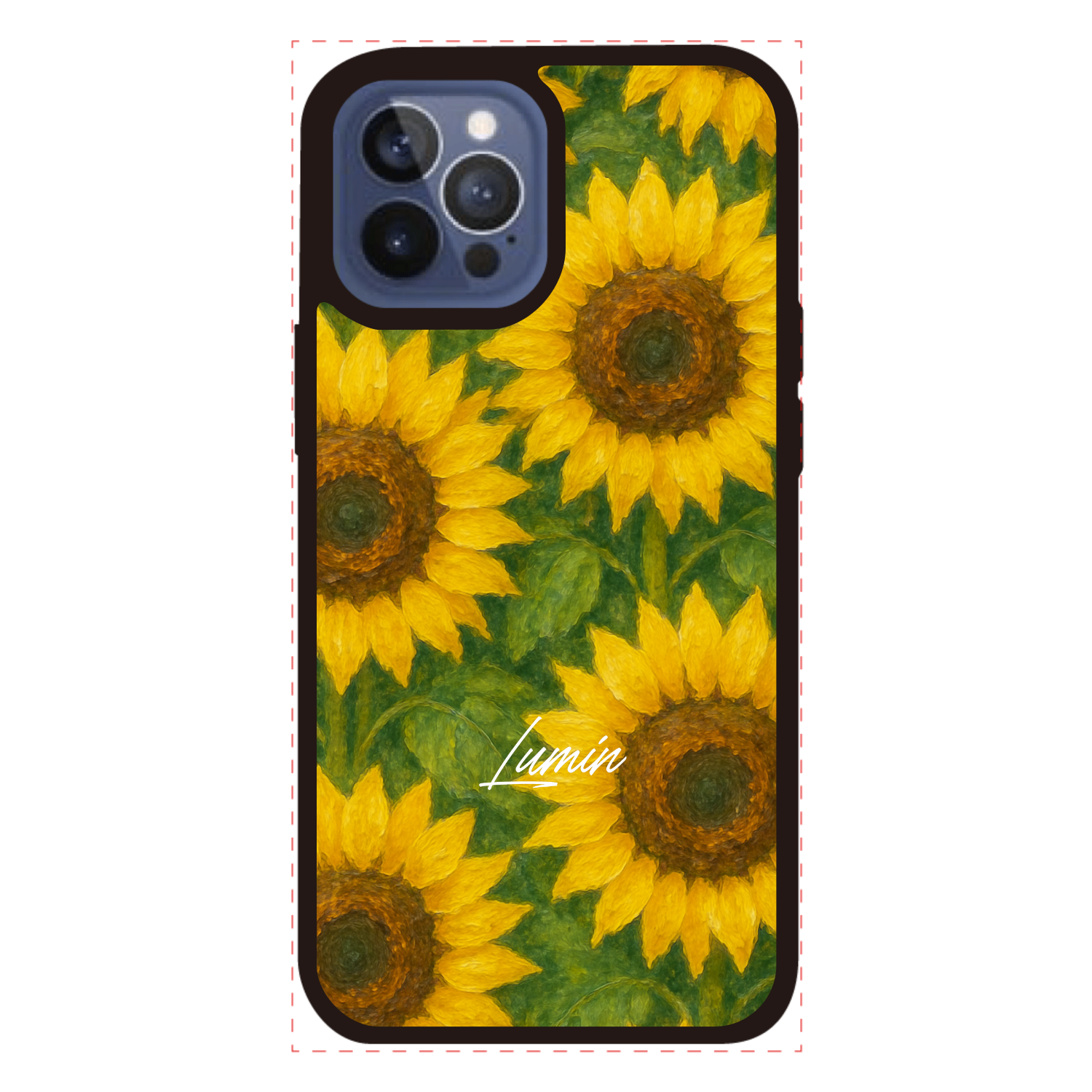 Lumin - Sunflower(ラバーケース)iPhone12ProMAXプリントパネルラバーケース1