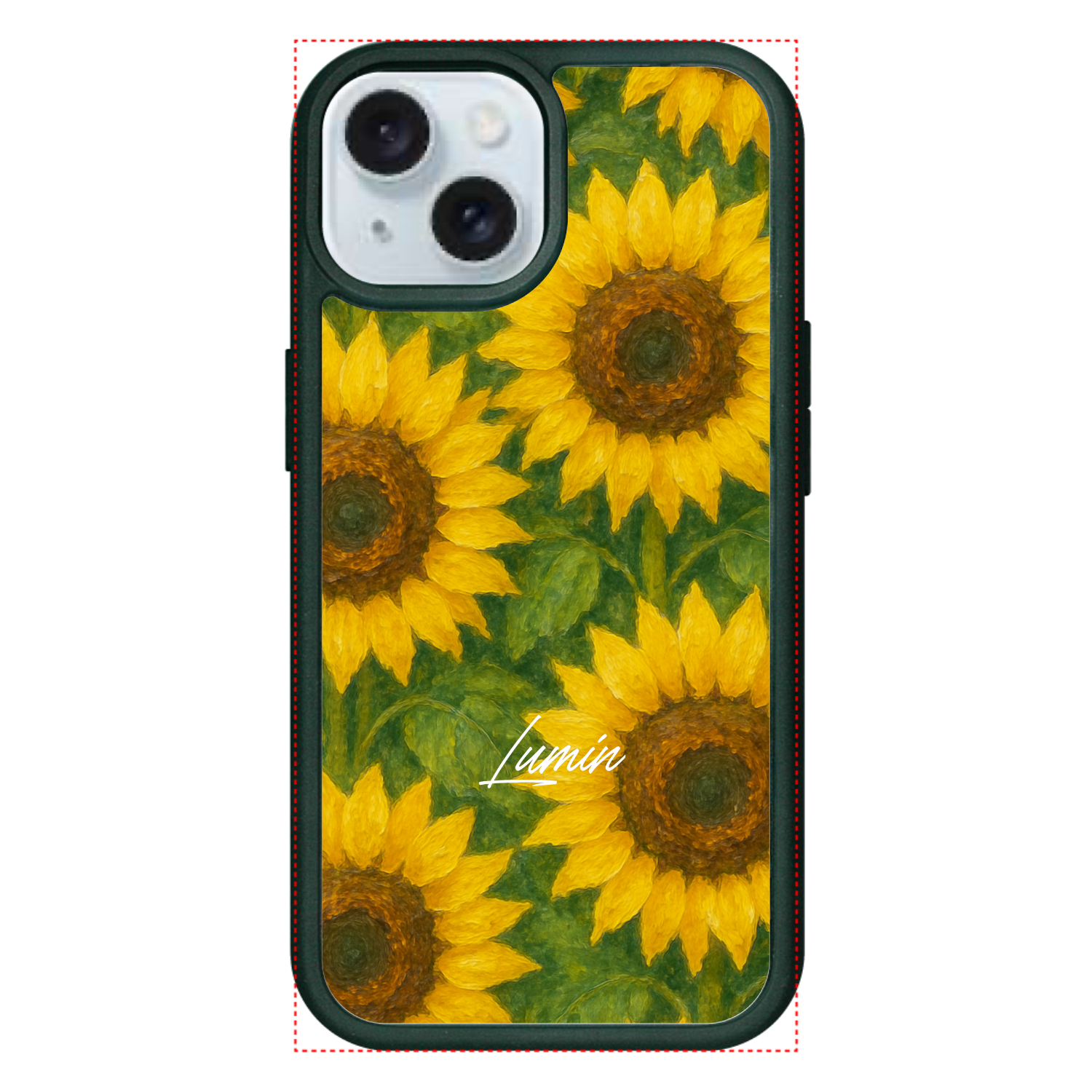 Lumin - Sunflower(ラバーケース) iPhone15 プリントパネルラバーケース