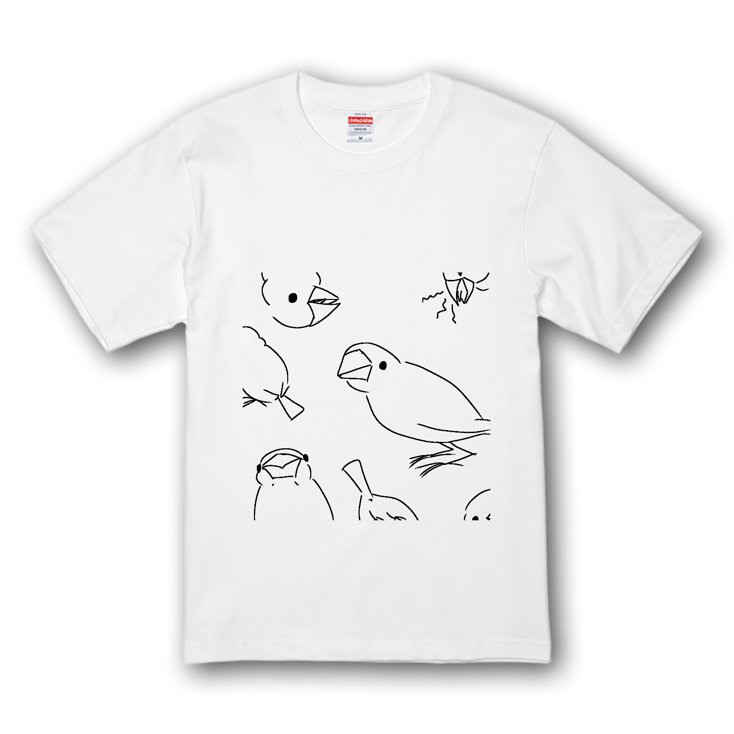 いろんなゆる文鳥ず プレミアムTシャツ