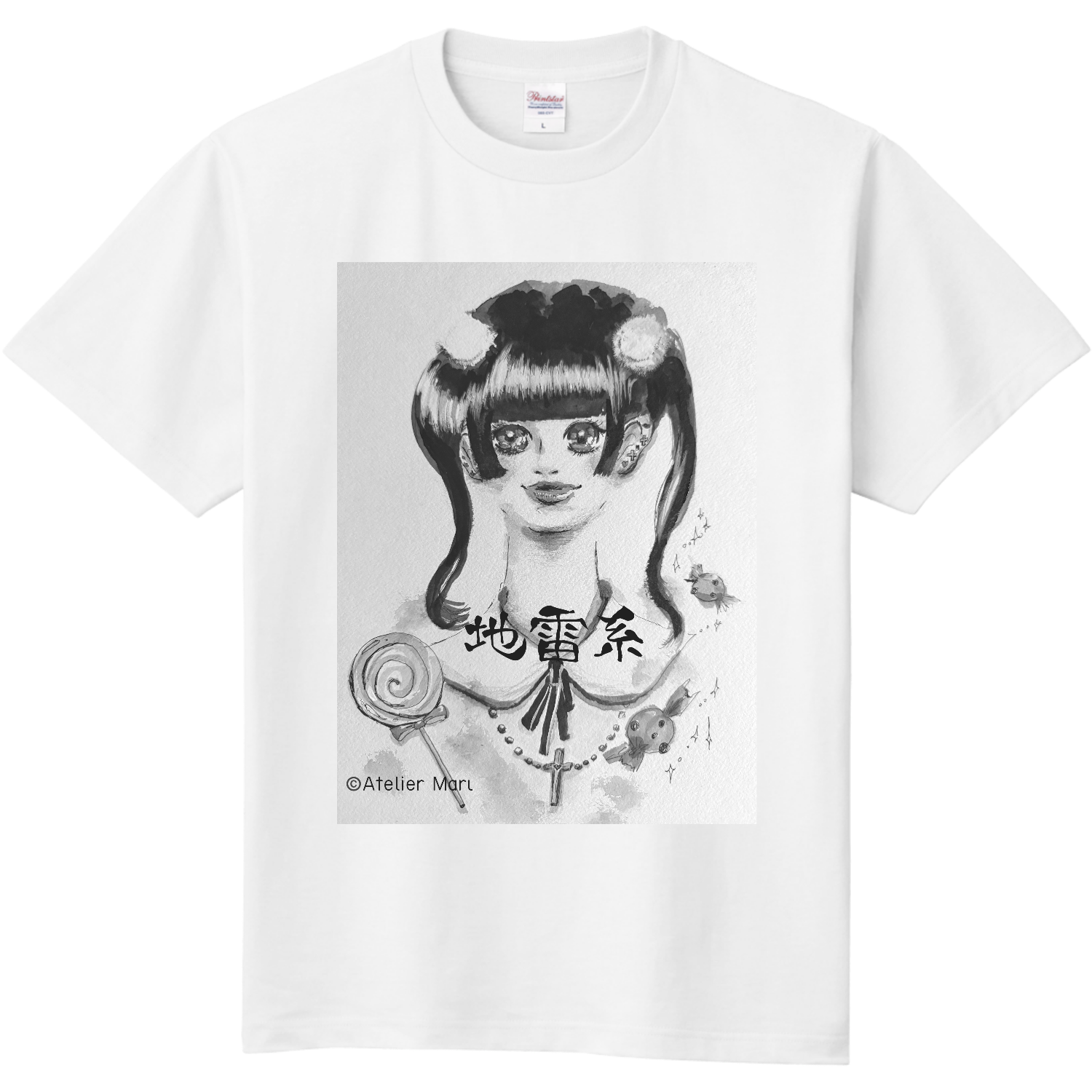 正規品　新品　Baby Skull BIG T【White】　Tシャツ　地雷系 DimMoire【ディムモアール】Baby Skull BIG T/White