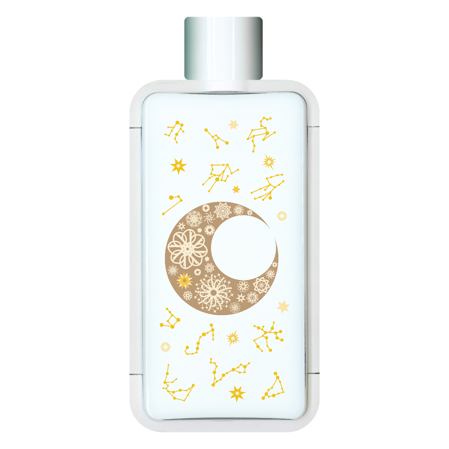 ことばもん／だいすきMoon・星座図風バージョン／スクエア水筒 フレームスクエアボトル