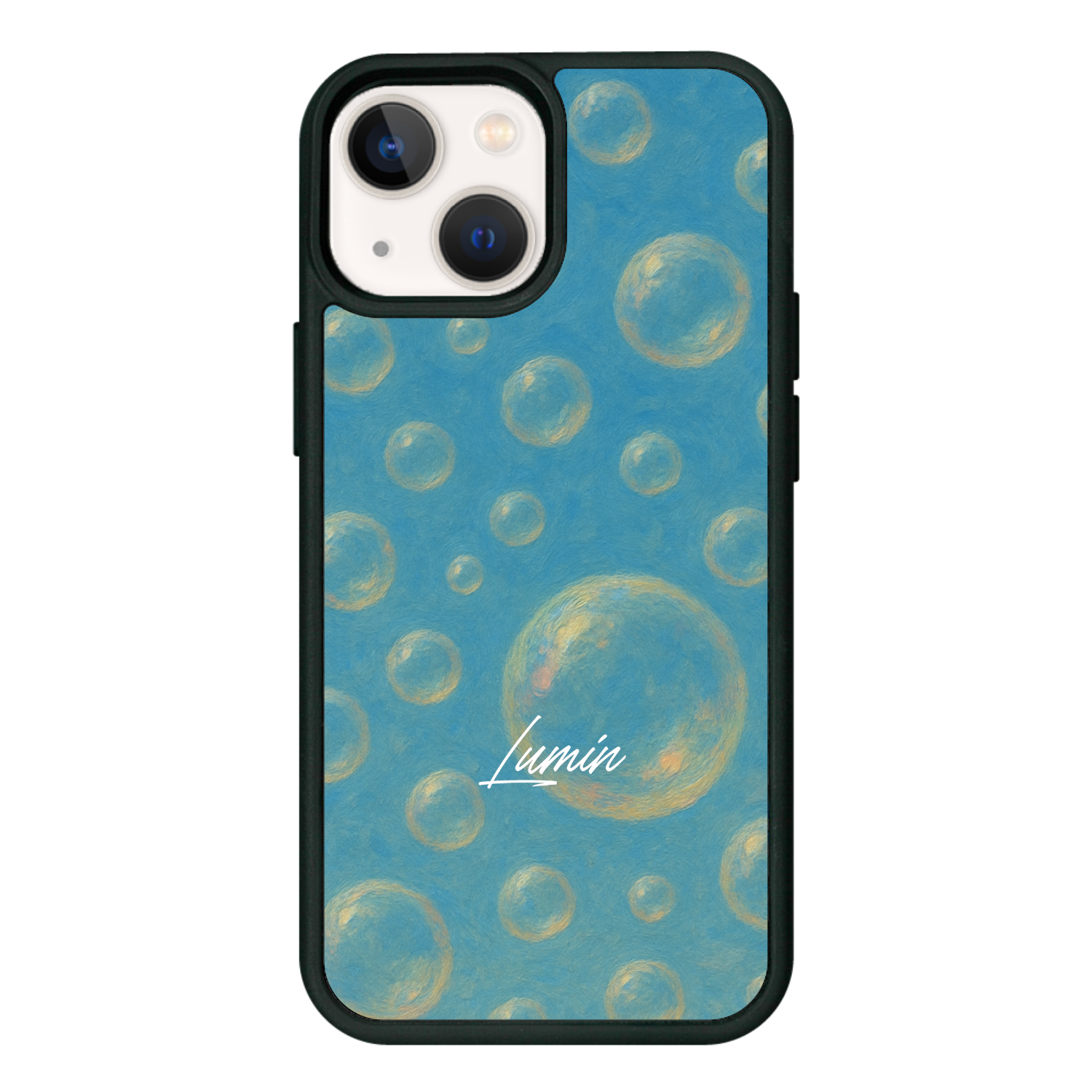 Lumin - Bubbles(ラバーケース) iPhone 13 mini プリントパネルラバーケース