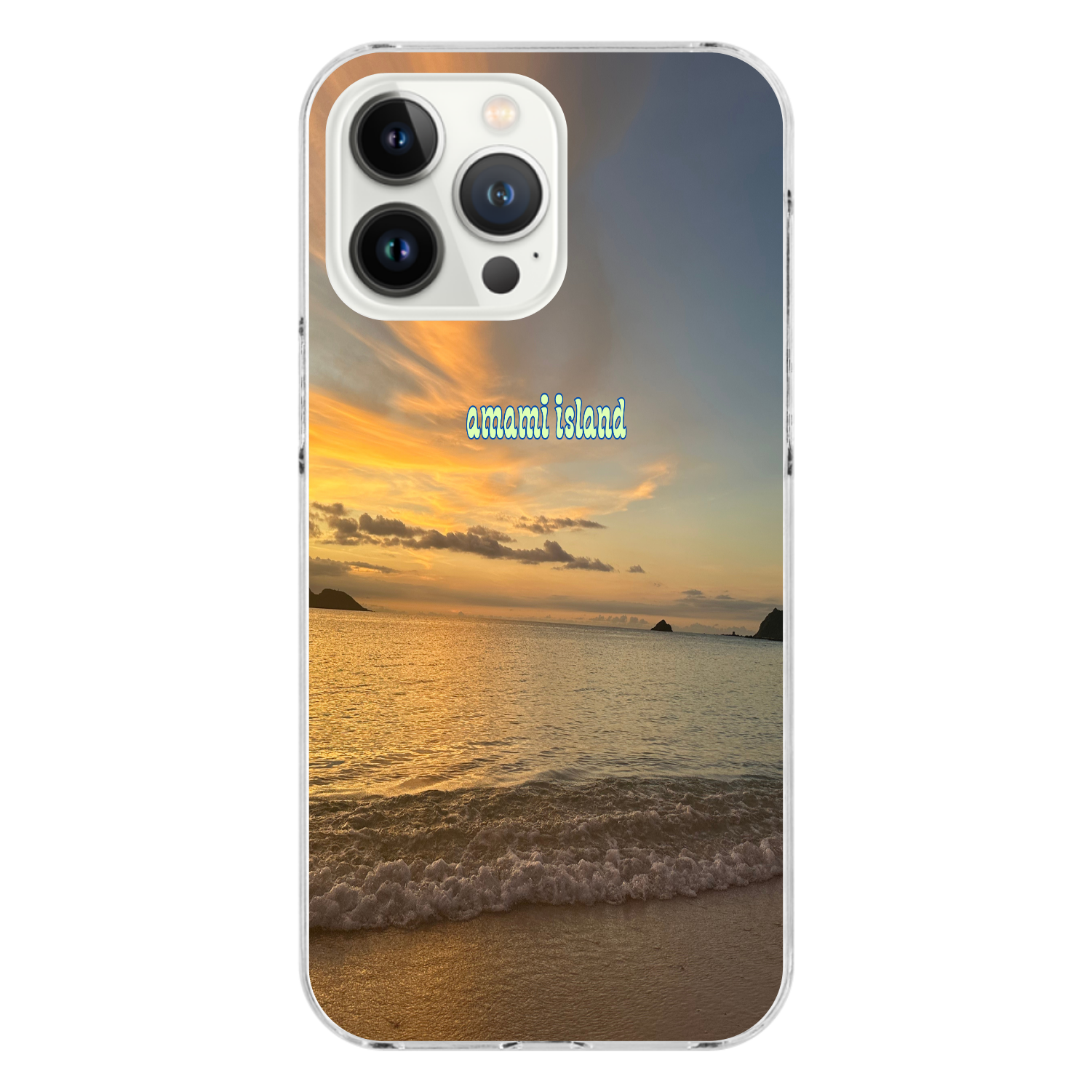 奄美大島Ⅱ（本人撮影）☆オリジナル☆ iPhone14 Pro Max (透明)