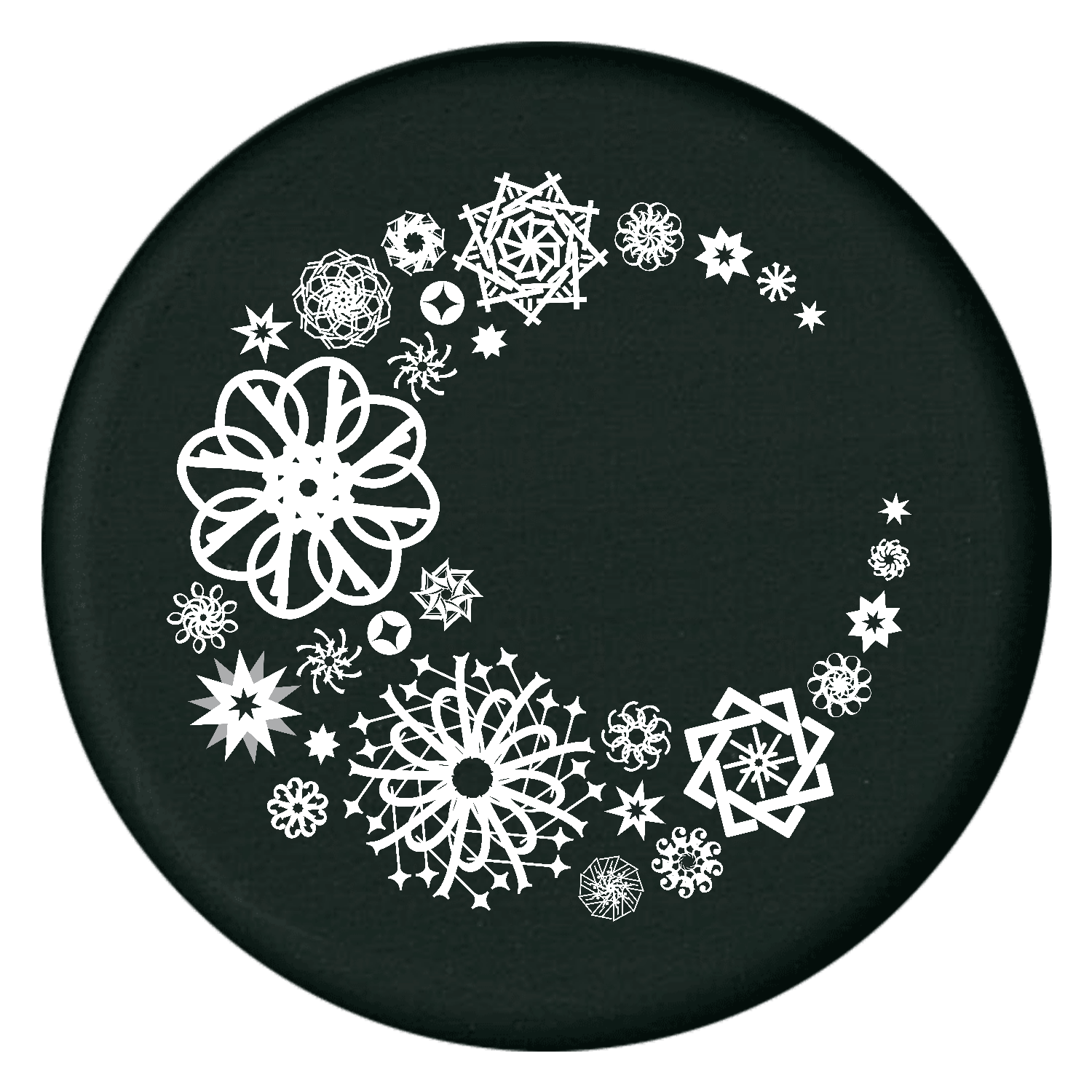 ことばもん／「だいすき」Moon　ベーシック白文字／プチ缶 プチ缶ソフト