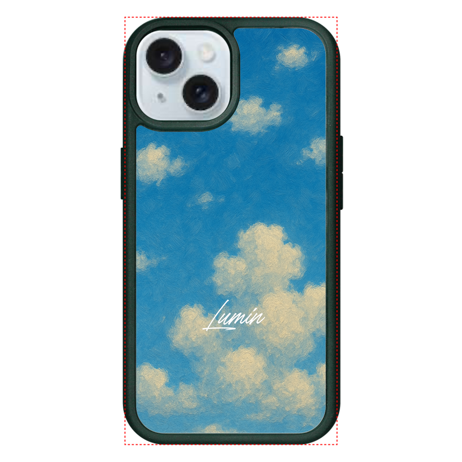 Lumin - Sky(ラバーケース) iPhone15 プリントパネルラバーケース