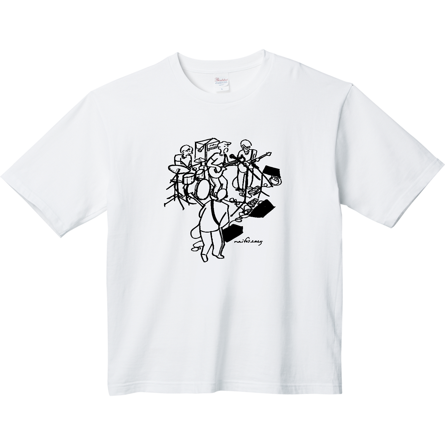 無いフェス2025　ビッグシルエットTシャツ Whiteヘビーウェイト ビッグシルエットTシャツ1