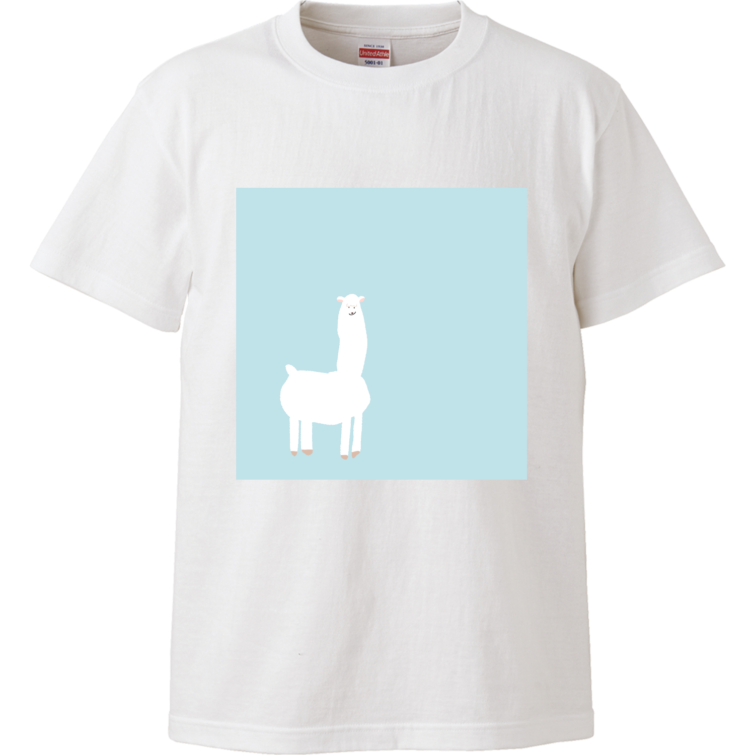 空とアルパカ ハイクオリティーTシャツ