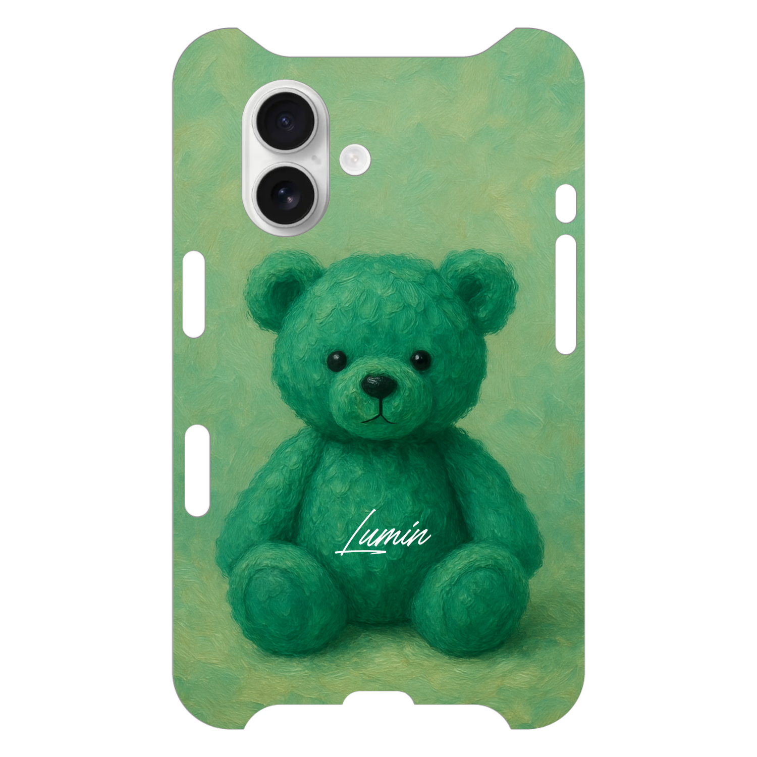【数量限定】Lumin - Green Teddy Bear iPhone16