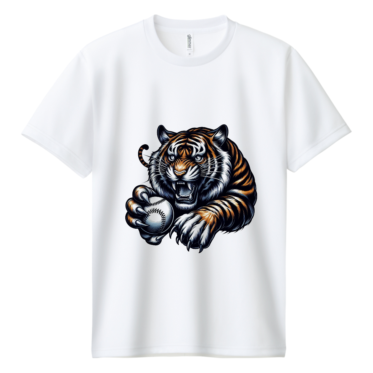 猛虎〔表裏プリント〕 ドライＴシャツ