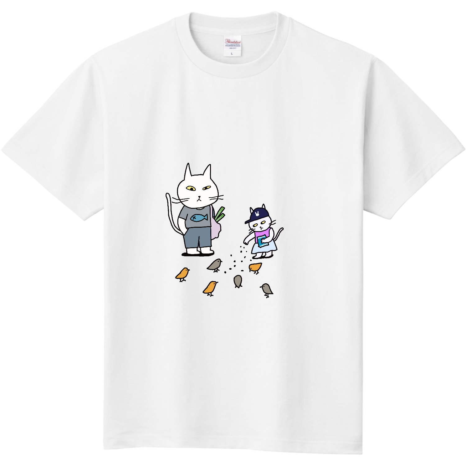ねこ　2025夏 キッズＴシャツ